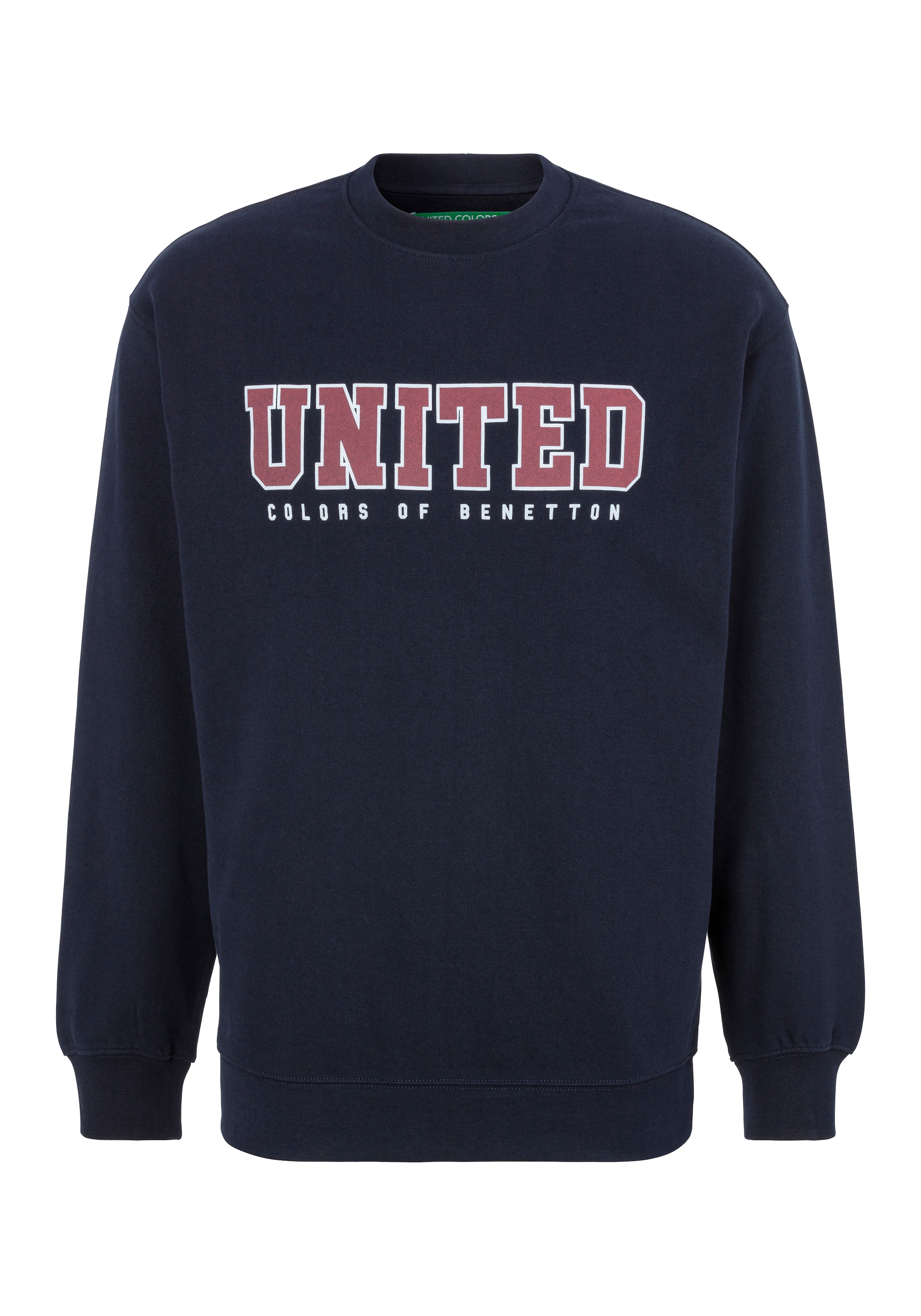 United Colors of Benetton Sweatshirt, mit grossem kontrastfarbenen Print