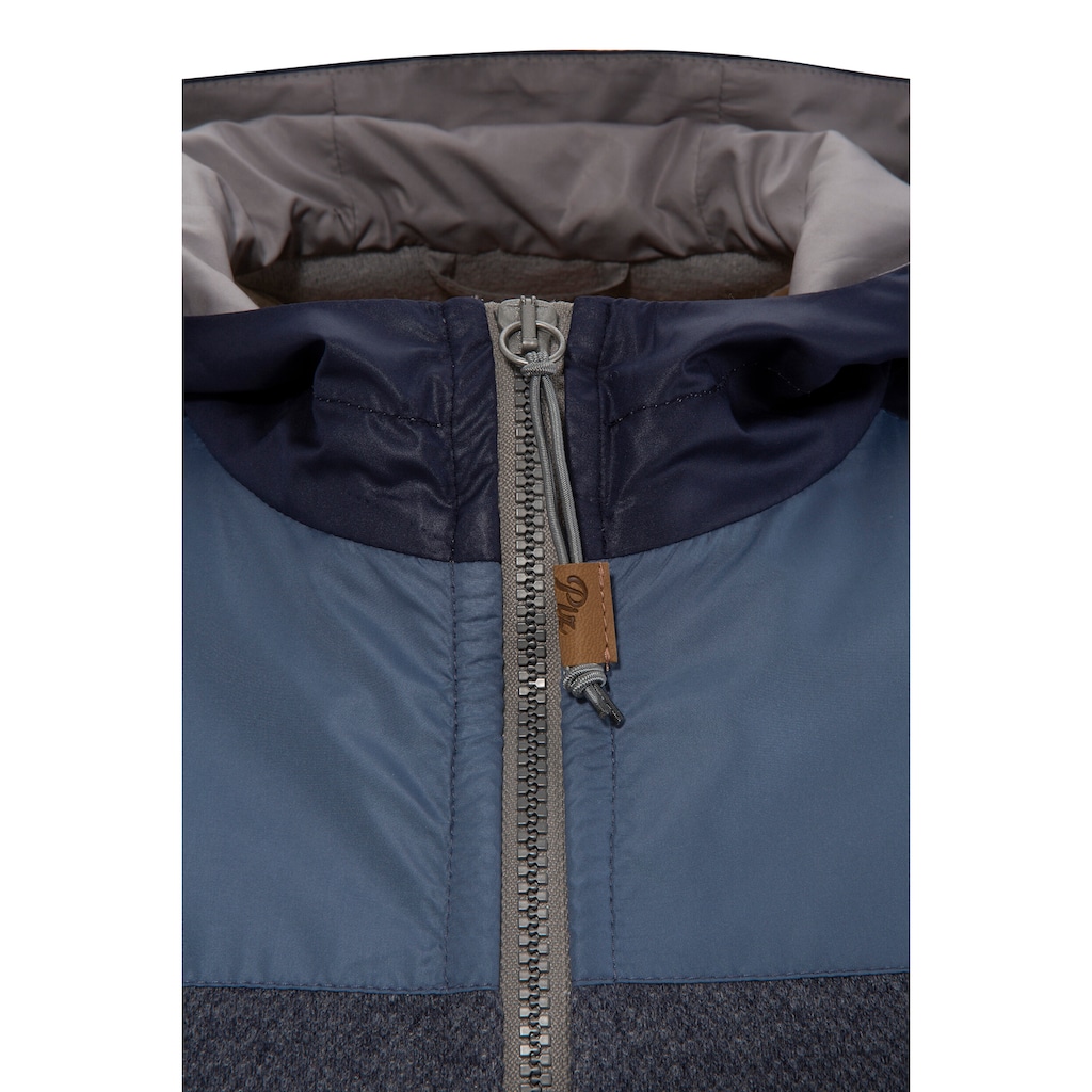 Piz Palü Outdoorjacke, mit Kapuze, im sportlichen Trachtenlook
