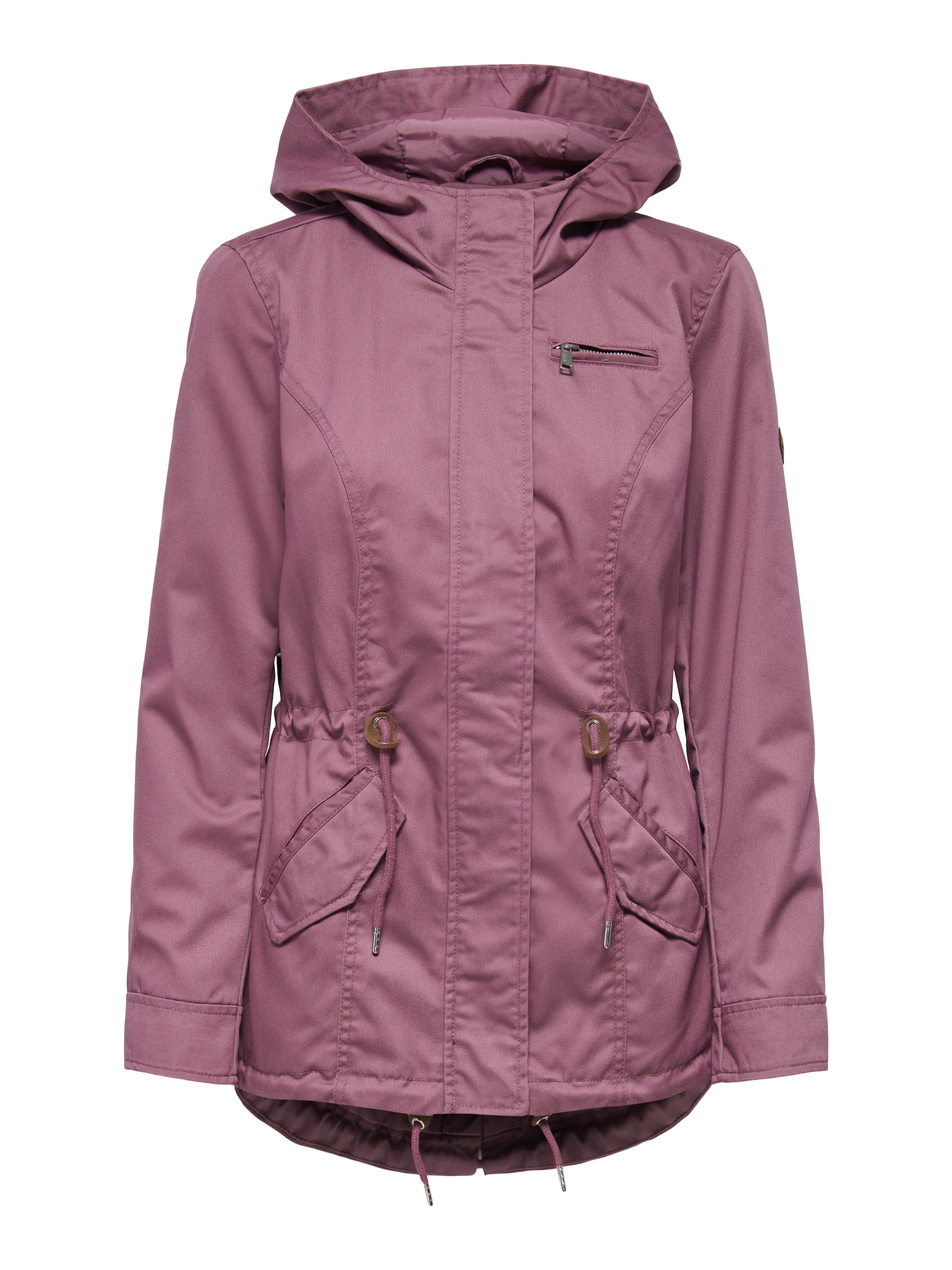 ONLY Parka »ONLLORCA LIFE CANVAS PARKA CC OTW« mit Kapuze mit Kordelzug in der Taille