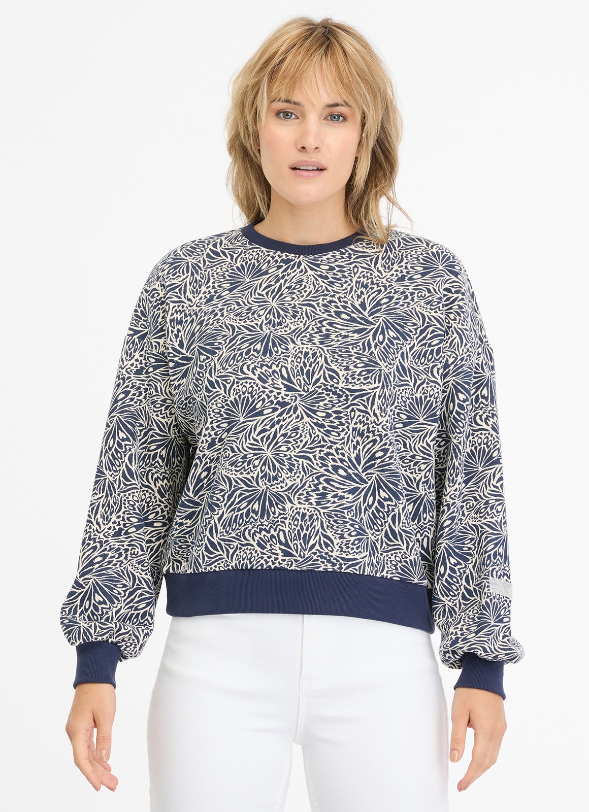 Image of Ragwear Sweatshirt "WUSS PRINT", mit bedruckter Optik und Print, aus Baumwollmischung, in Sweatware