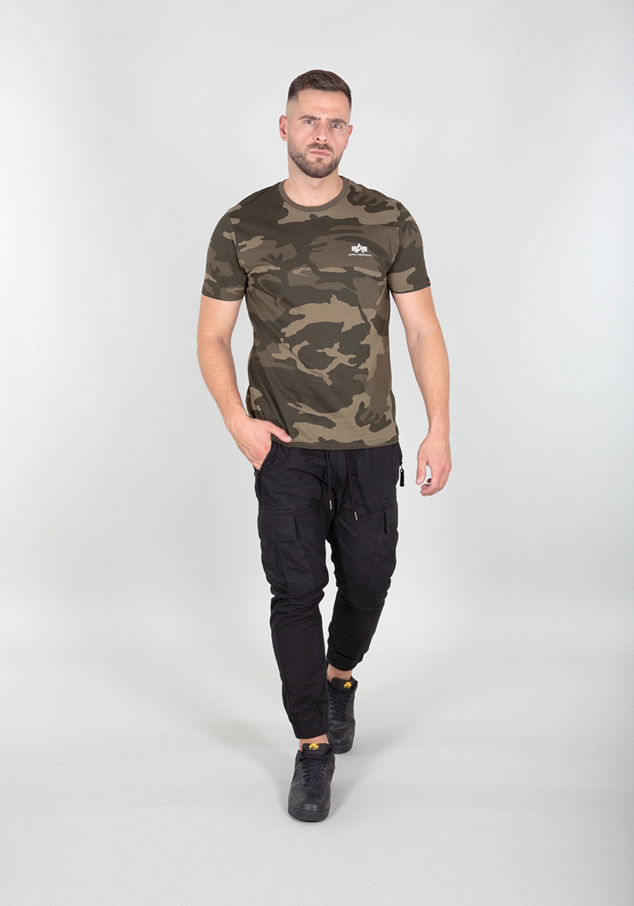 Alpha Industries T-Shirt »Alpha Industries Men - T-Shirts Backprint T Camo«