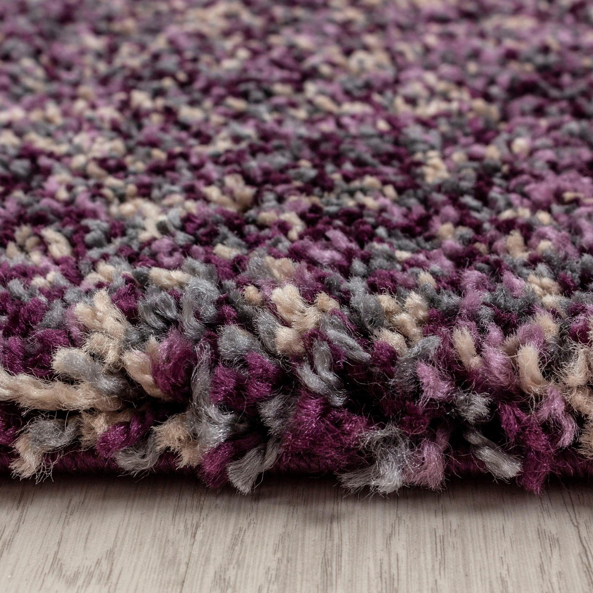 Ayyildiz Teppiche Hochflor-Teppich »Enjoy Shaggy«, rechteckig, 50 mm Höhe, auch als Läufer, Shaggy, Langflor, meliert, Wohnzimmer