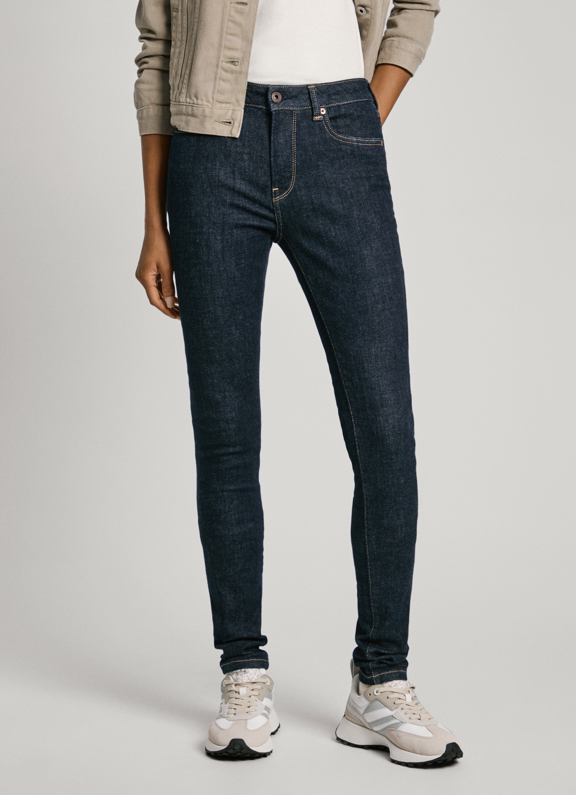 Skinny-fit-Jeans »SKINNY JEANS MW«, in verschiedenen Waschungen