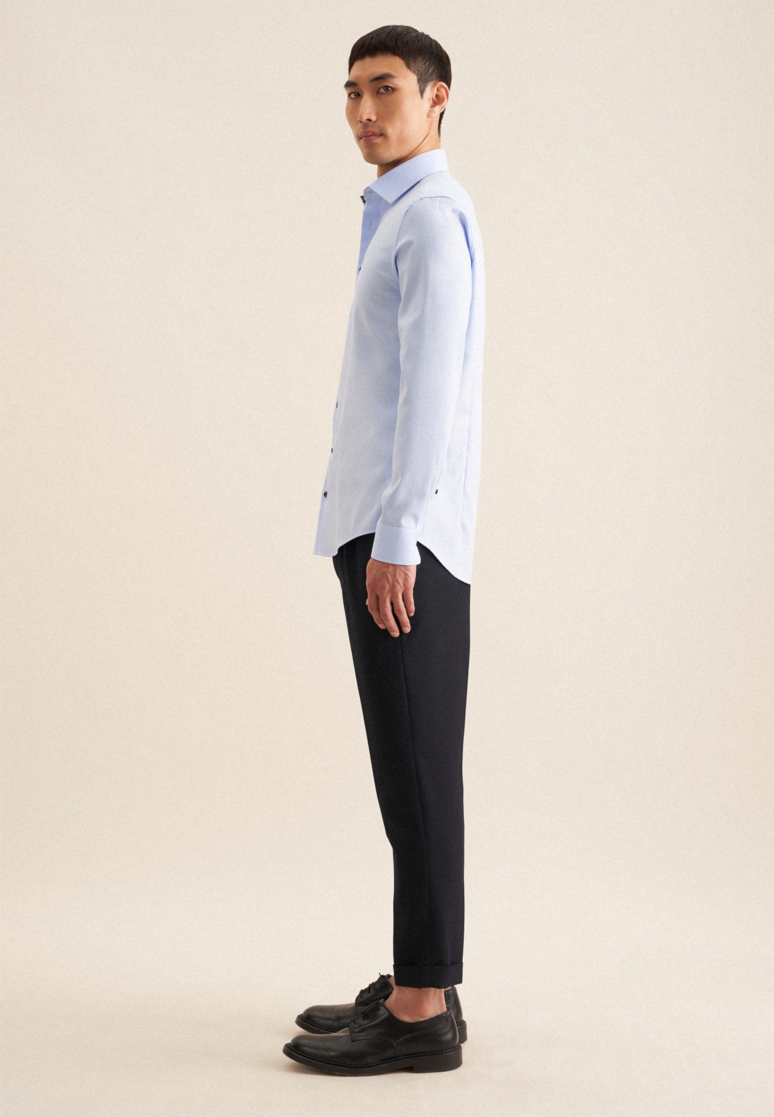 seidensticker Businesshemd »Slim« Slim Langarm Kentkragen Uni