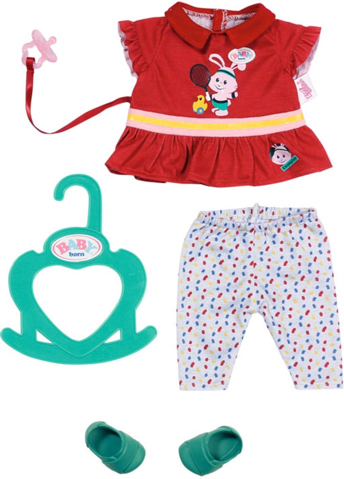 Puppenkleidung »Little Sport Outfit rot, 36 cm«, (Set, 6 tlg.)