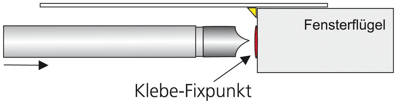 Liedeco Scheibenstange »Pinn«, 1 läufig-läufig, ausziehbar bequem kaufen