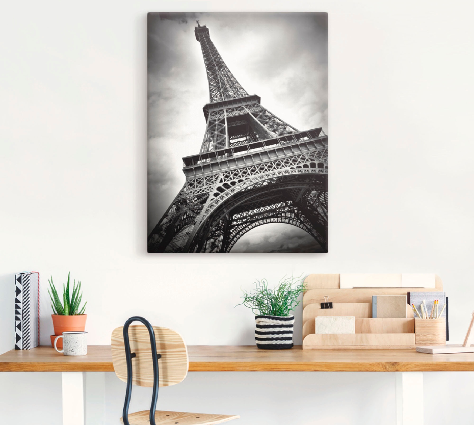 Artland Wandbild »Eiffelturm Paris«, Gebäude, (1 St.), als Leinwandbild, Poster in verschied. Grössen