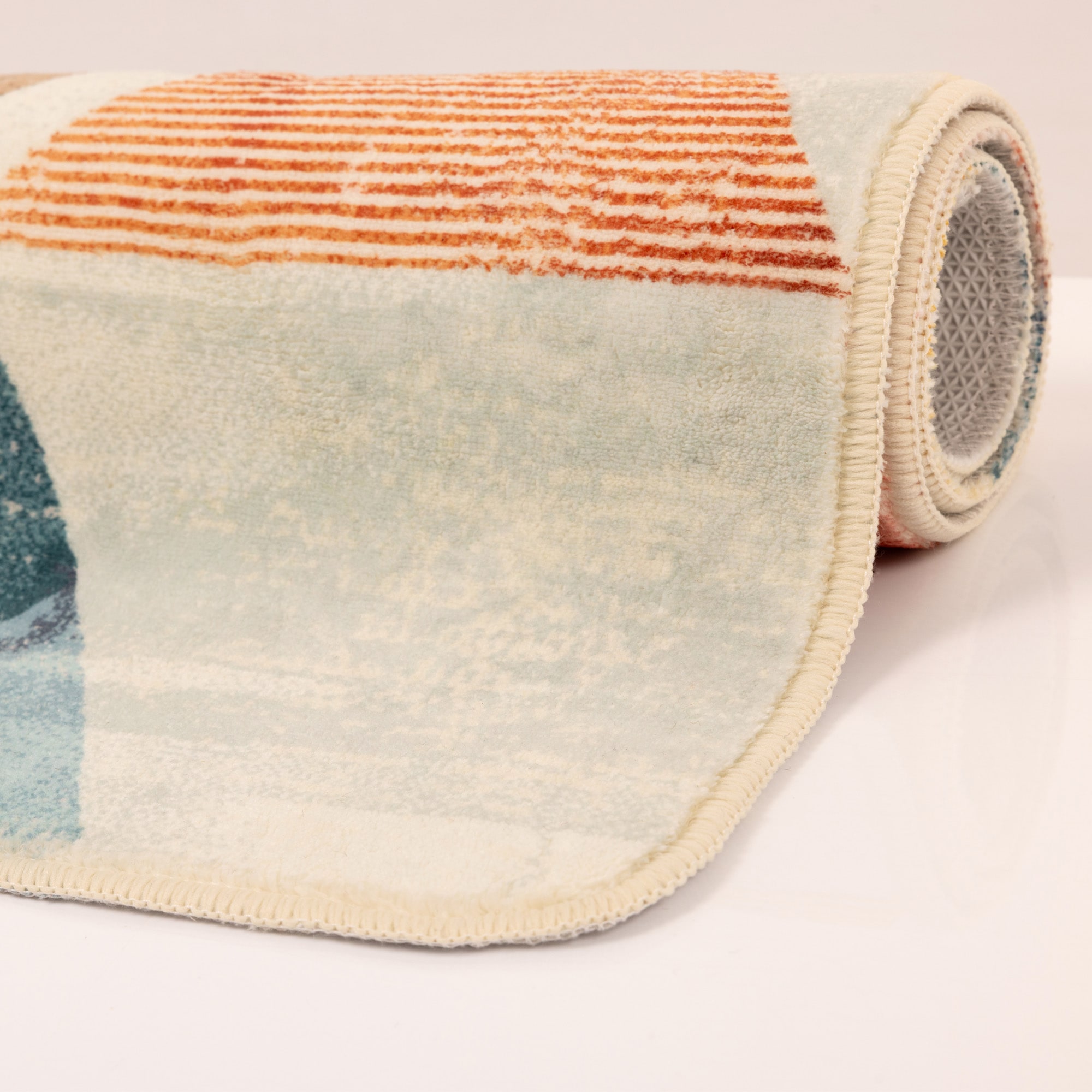 Gino Falcone Tapis de bain »Aquata GF-166, Badvorleger, Badezimmer Teppich« Höhe 7 mm revêtement antidérapant Badteppich, bedruckt, modernes Design, rechteckig