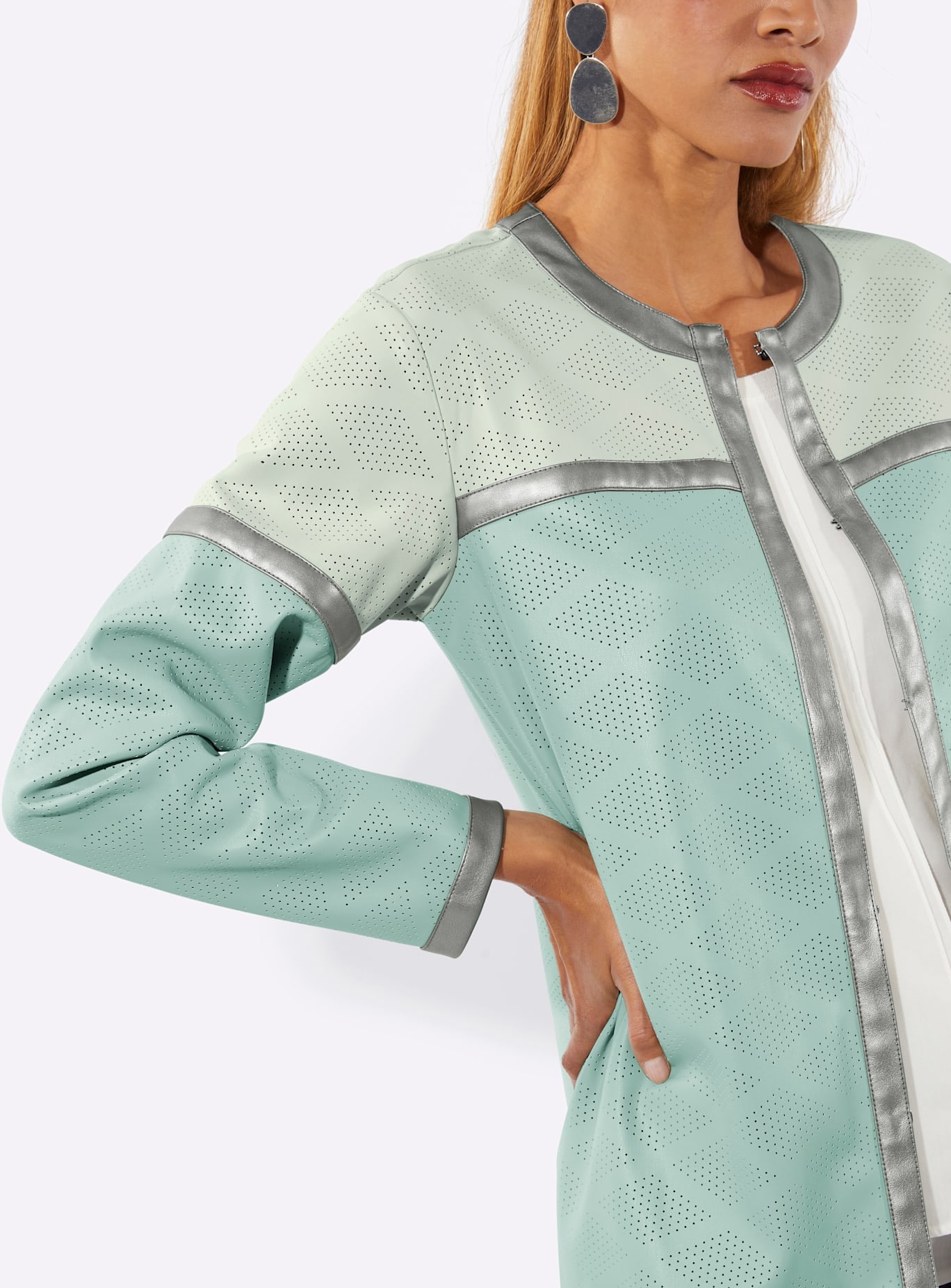 Mainpol Lederimitat-Blazer »Lederimitat-Blazer«