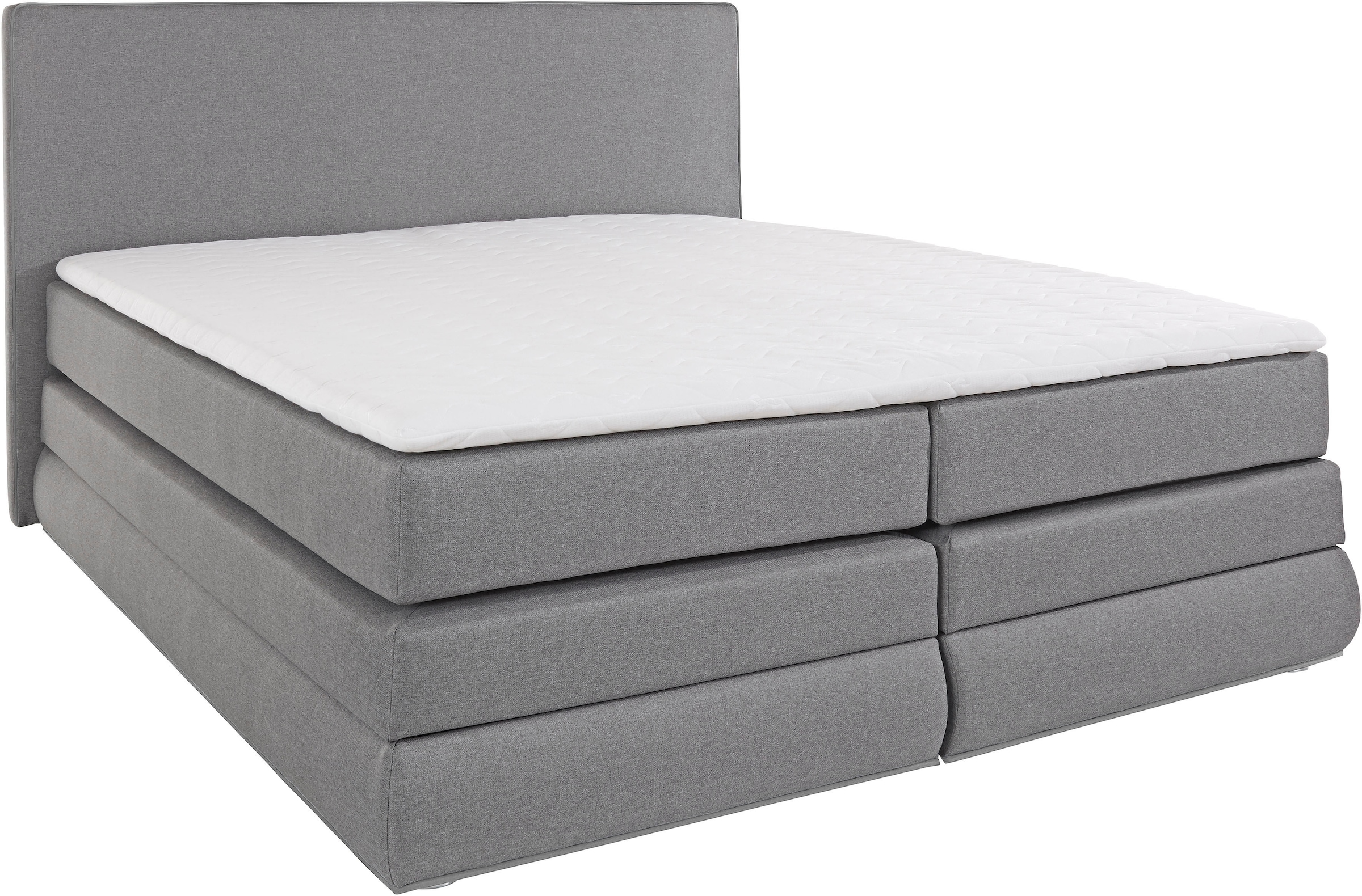 COLLECTION AB Boxspringbett »Ninoni«, inkl. Bettkasten, Topper und wahlweise mit LED-Beleuchtung, Liegefläche 180 x 200 cm