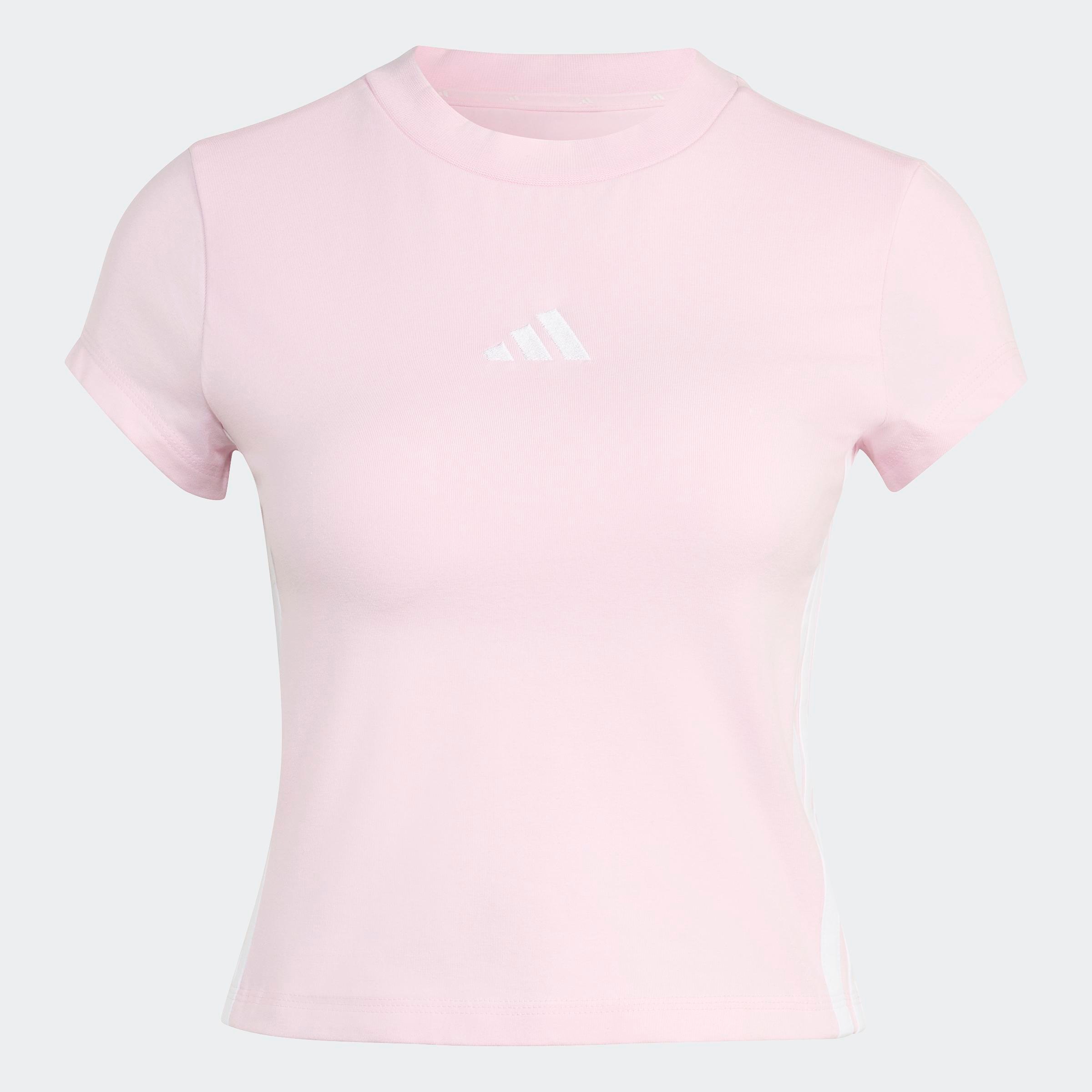 adidas Sportswear T-shirt »W 3S PAD BABY T« style sportif, col rond, sans fermeture