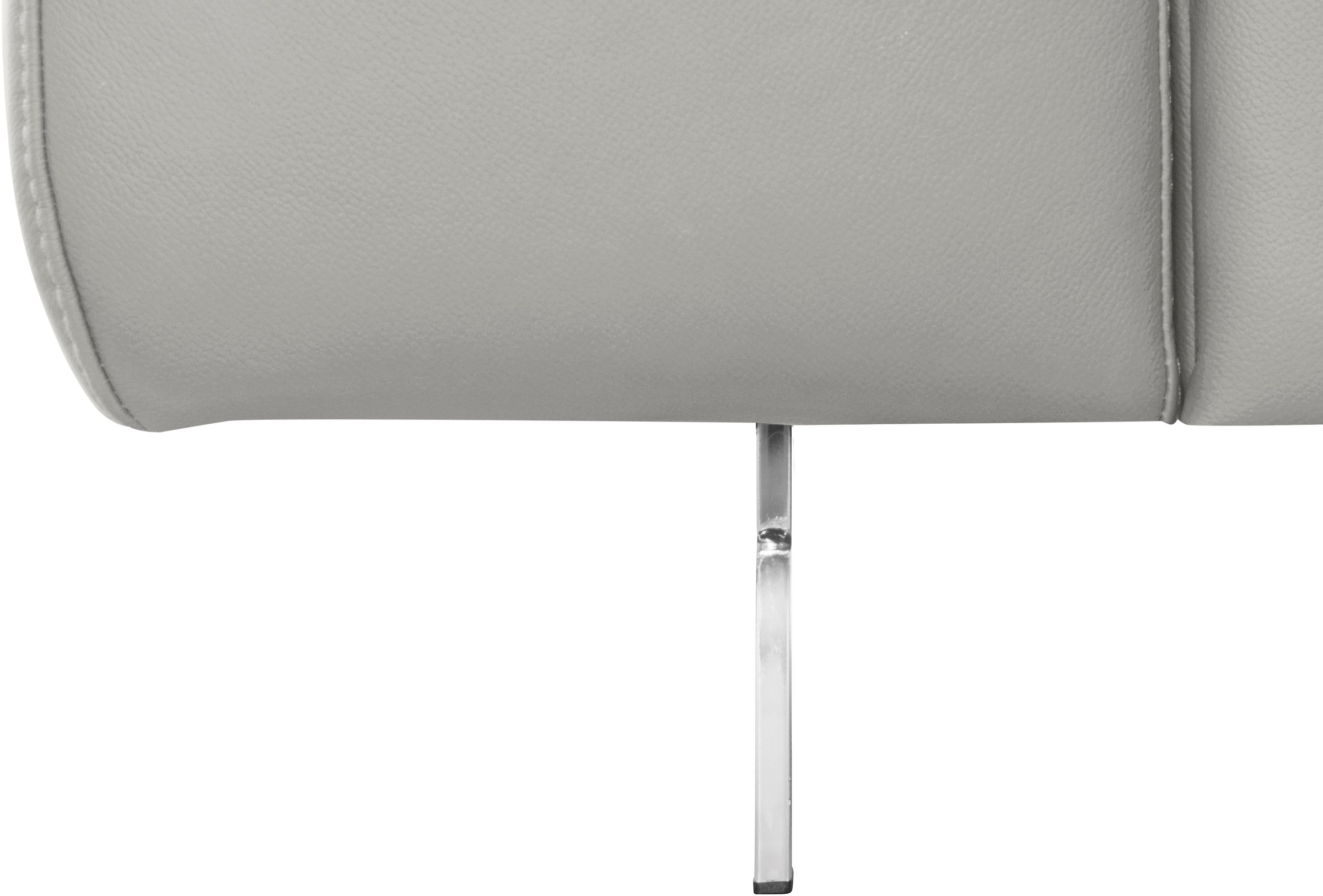COTTA Ecksofa »Chef L-Form«, mit Kopfteilverstellung, edle Metallkufen, wahlweise mit Bettfunktion