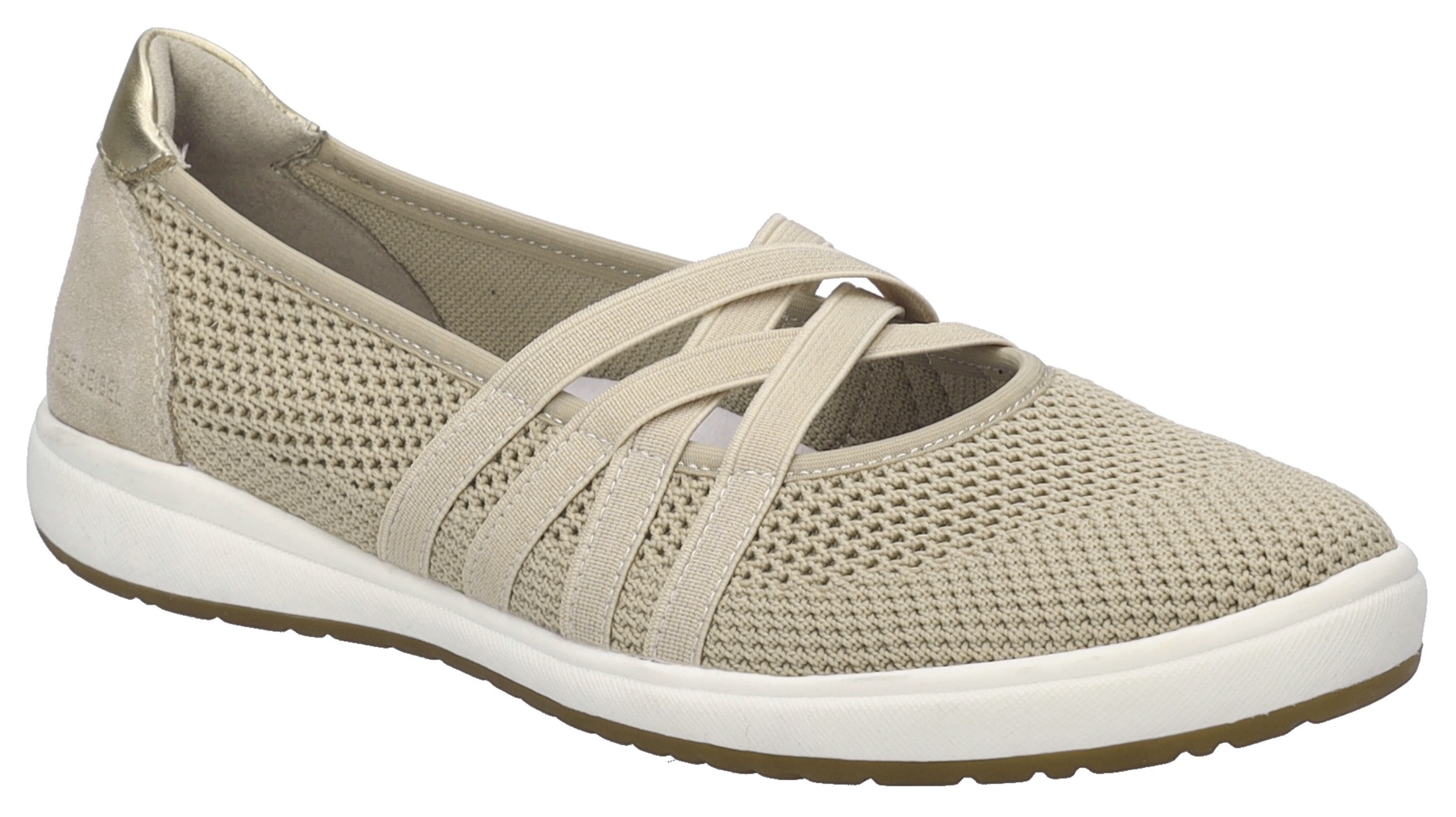 Image of Josef Seibel Riemchenballerina "Caren 67" Slipper, Sneaker, Schlupfschuh mit Leder Einsatz an der Ferse