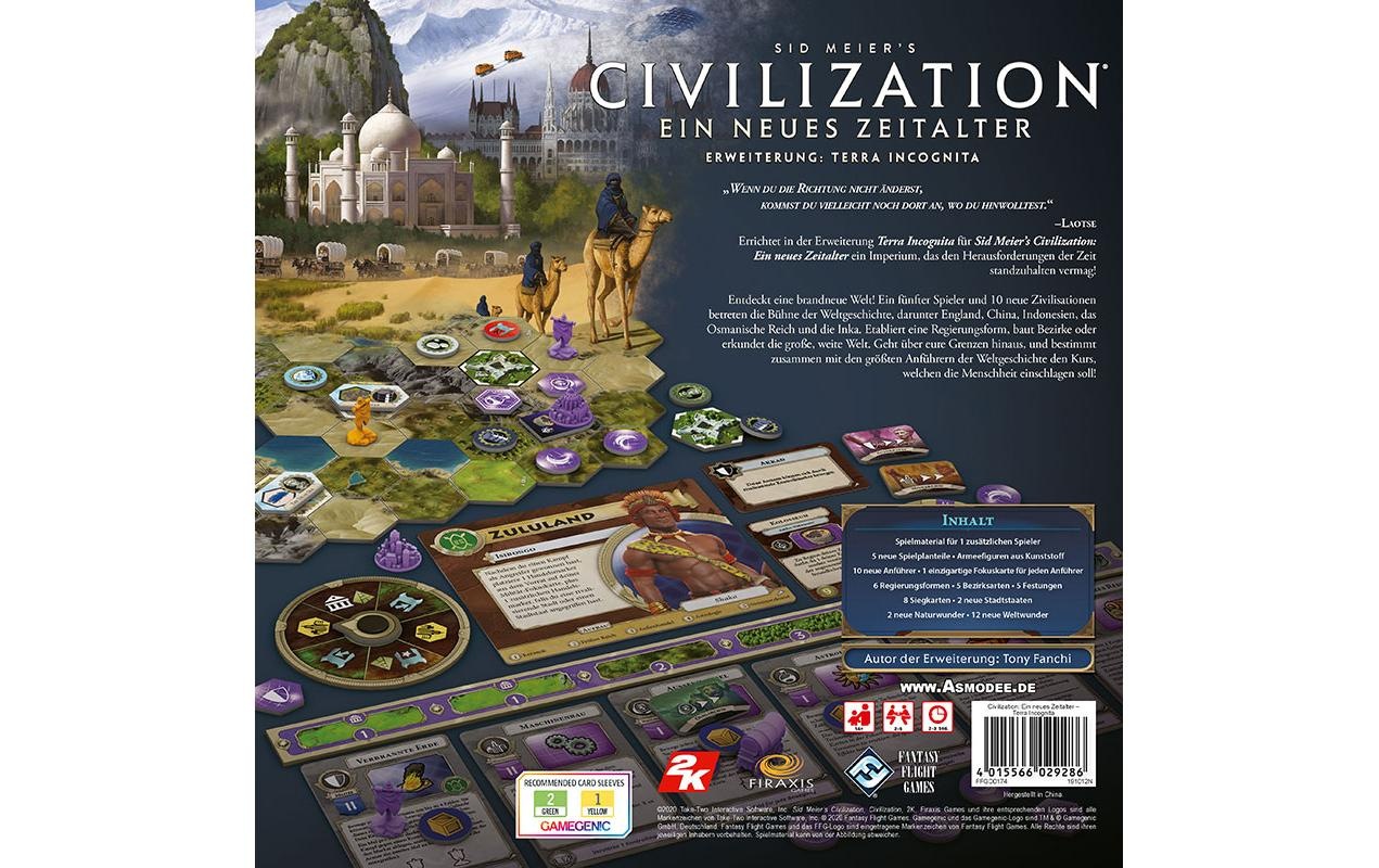 Spiel »Civilization: Neues Zeitalter – Terra Incognita«