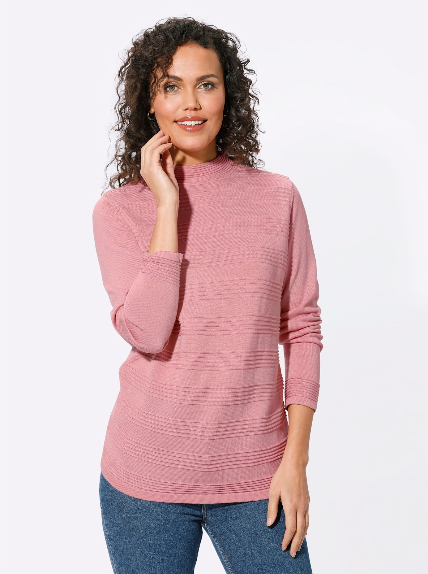 Casual Looks Stehkragenpullover »Stehkragen-Pullover«