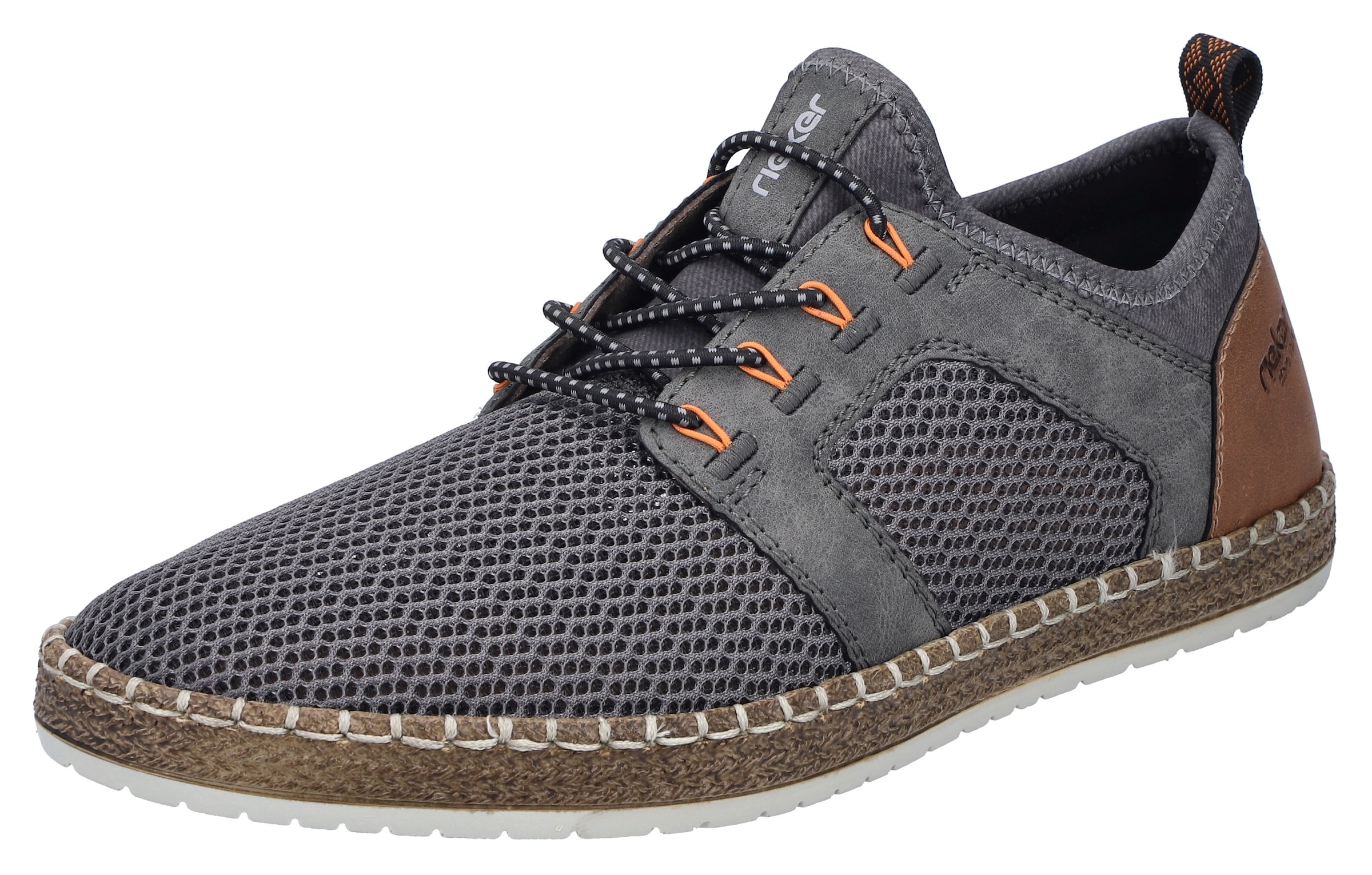 Image of Rieker Slip-On Sneaker Schlupfschuh, Slipper, Freizeitschuh, elastischer Einstieg, Gummizug
