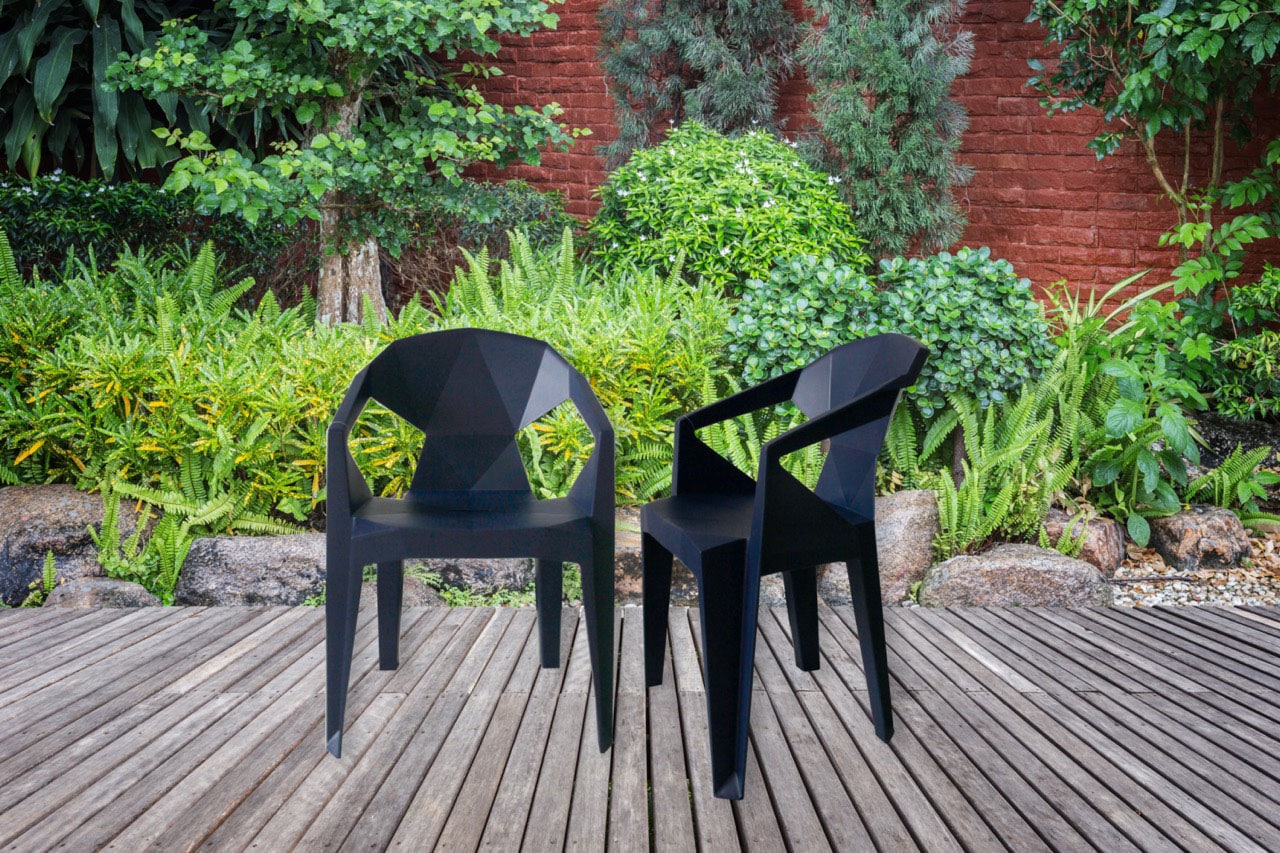 Image of Kayoom 4-Fussstuhl "Stuhl Galerie, praktisch und gemütlich" () 1 Stk.modern, robust, pflegeleicht, für Indoor und Outdoor geeignet