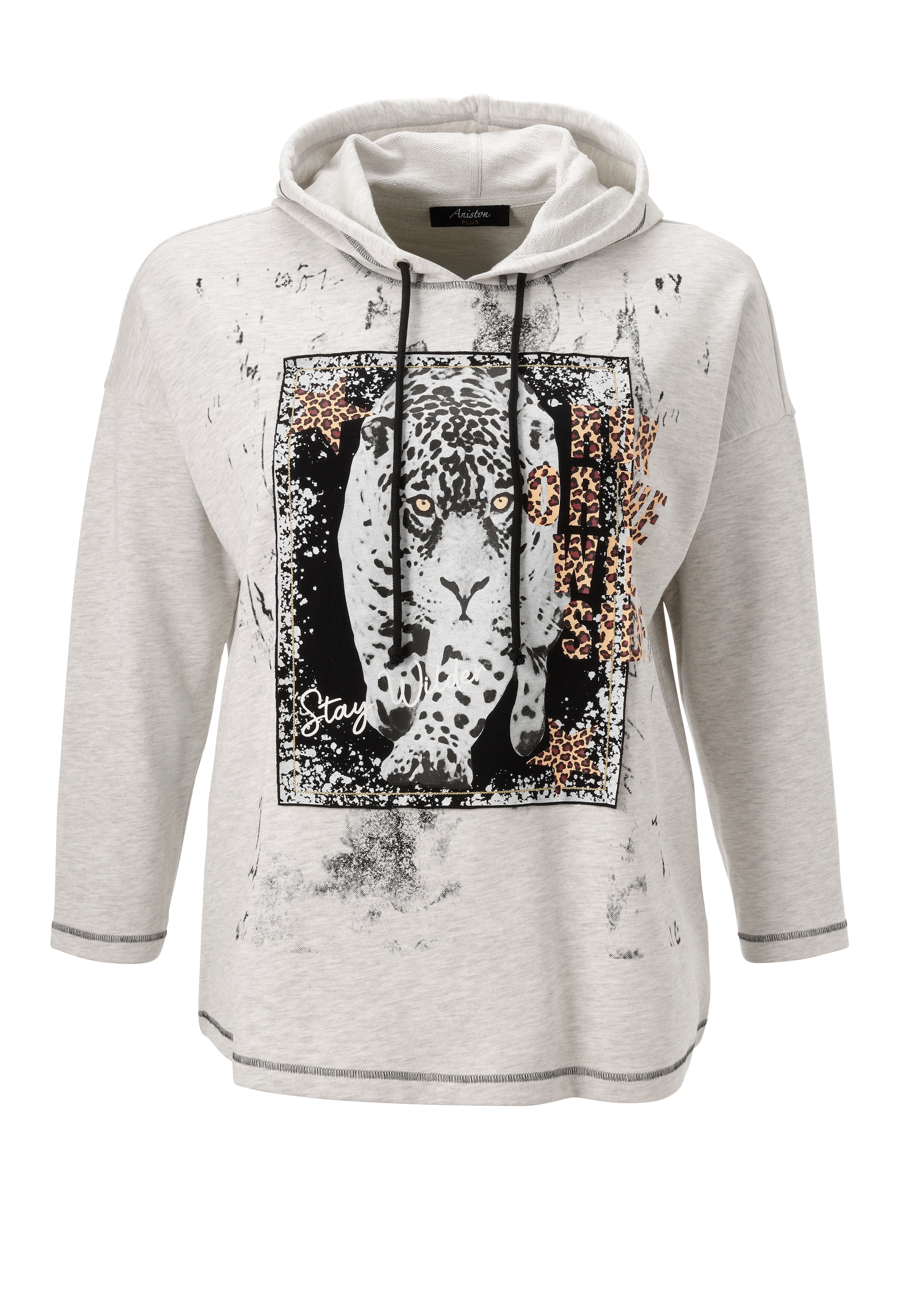 Aniston PLUS Sweatshirt mit grossem Tigerprint - NEUE KOLLEKTION