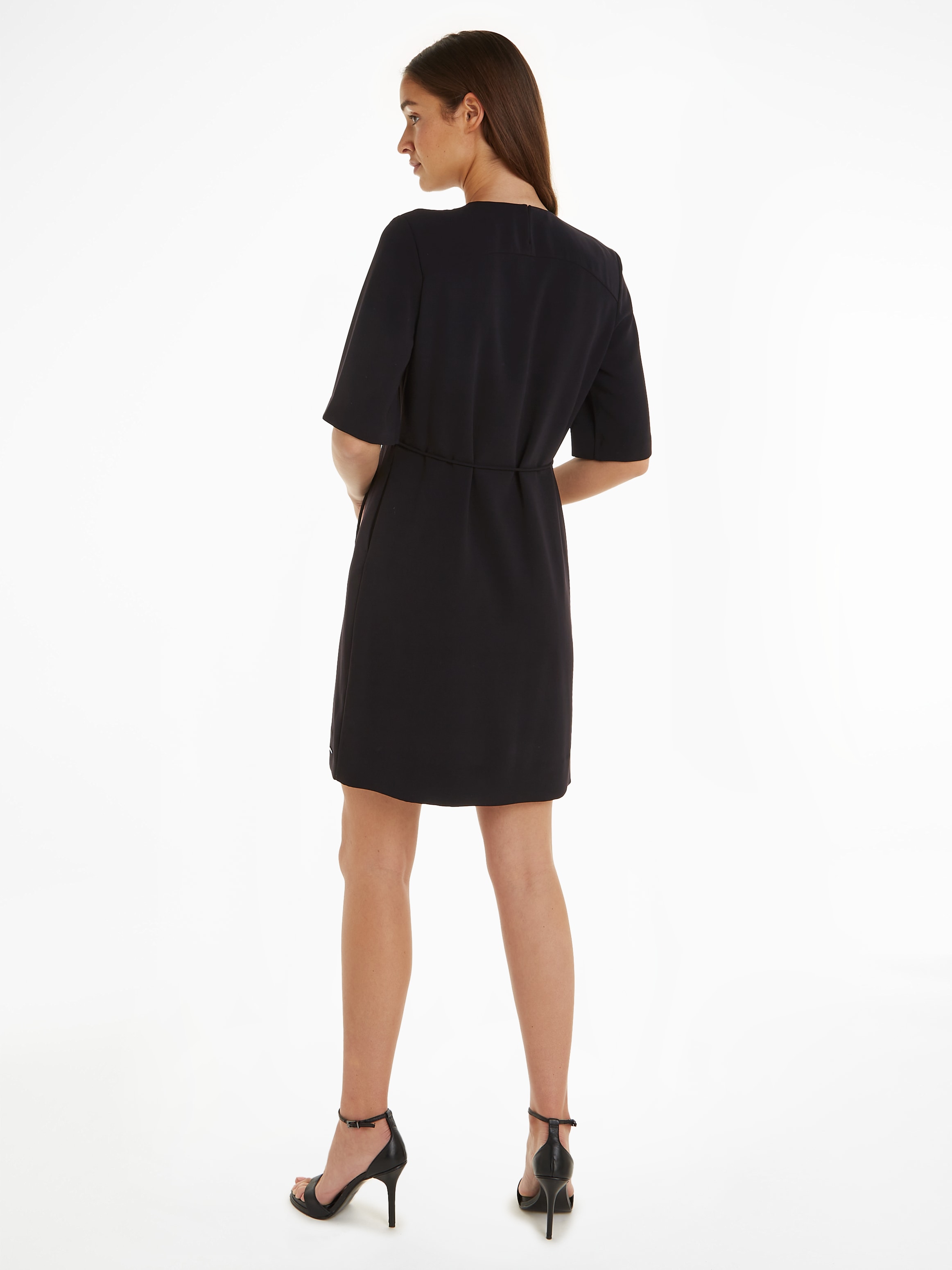 Calvin Klein Midikleid »STRUCTURE TWLL MINI SHIFT DRESS«