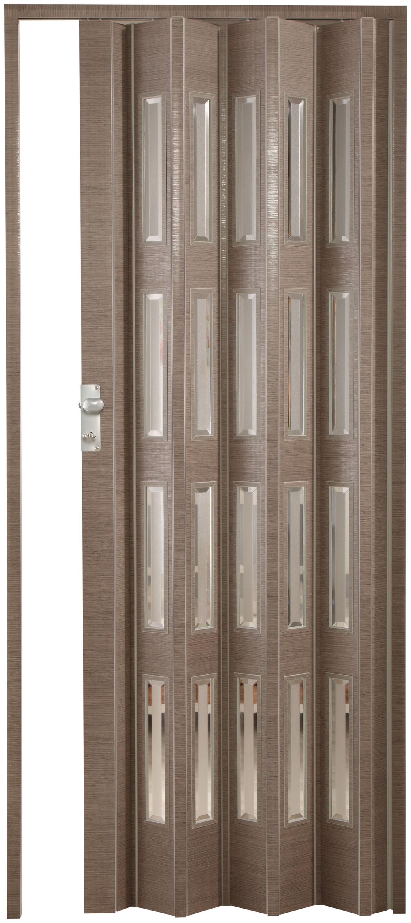 Image of Forte Falttür »Elvira«, eiche taupe, mit 4 Fenstern in Cristall bei Ackermann Versand Schweiz