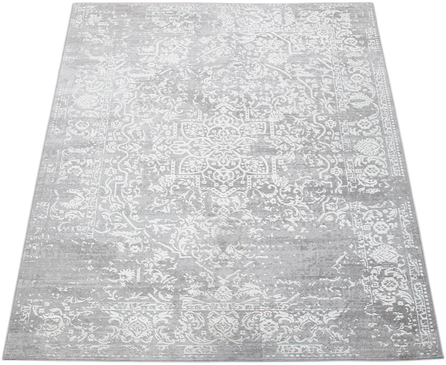 Image of Paco Home Teppich »Neferu 973«, rechteckig, 9 mm Höhe, Kurzflor, im dezenten Vintage Look, Orient Optik, 3D-Design, ideale Teppiche für Wohnzimmer & Schlafzimmer bei Ackermann Versand Schweiz