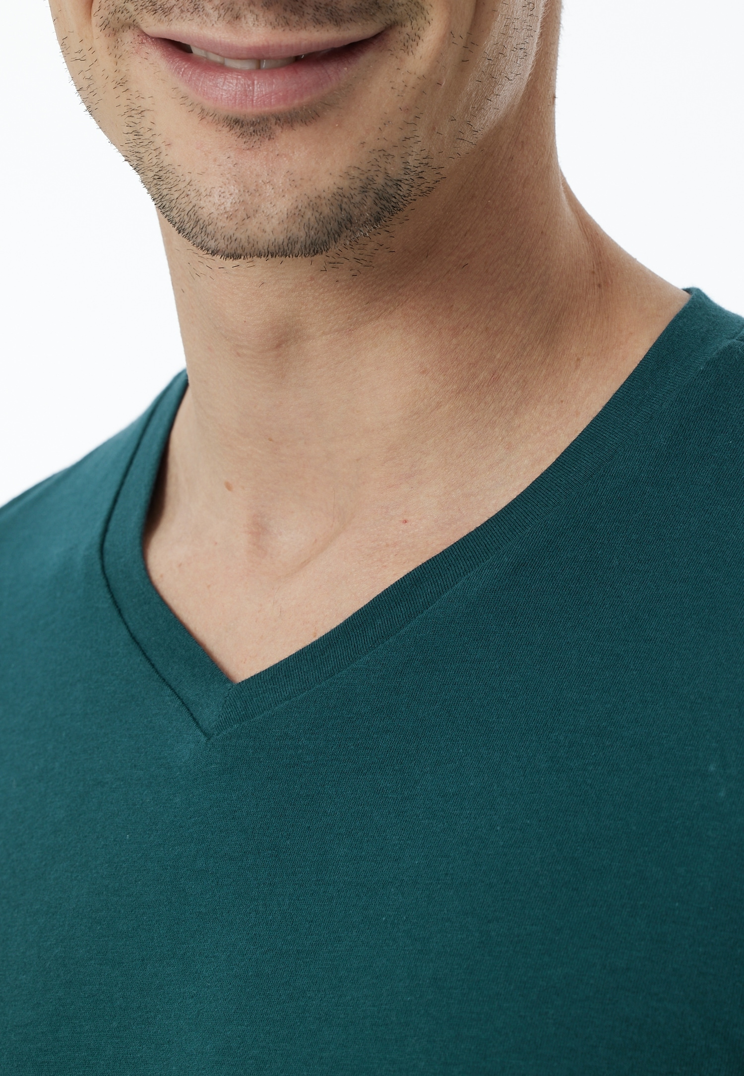 Schiesser Schlafanzug »Casual Essentials«, (2 tlg.), mit bequemen Bündchen
