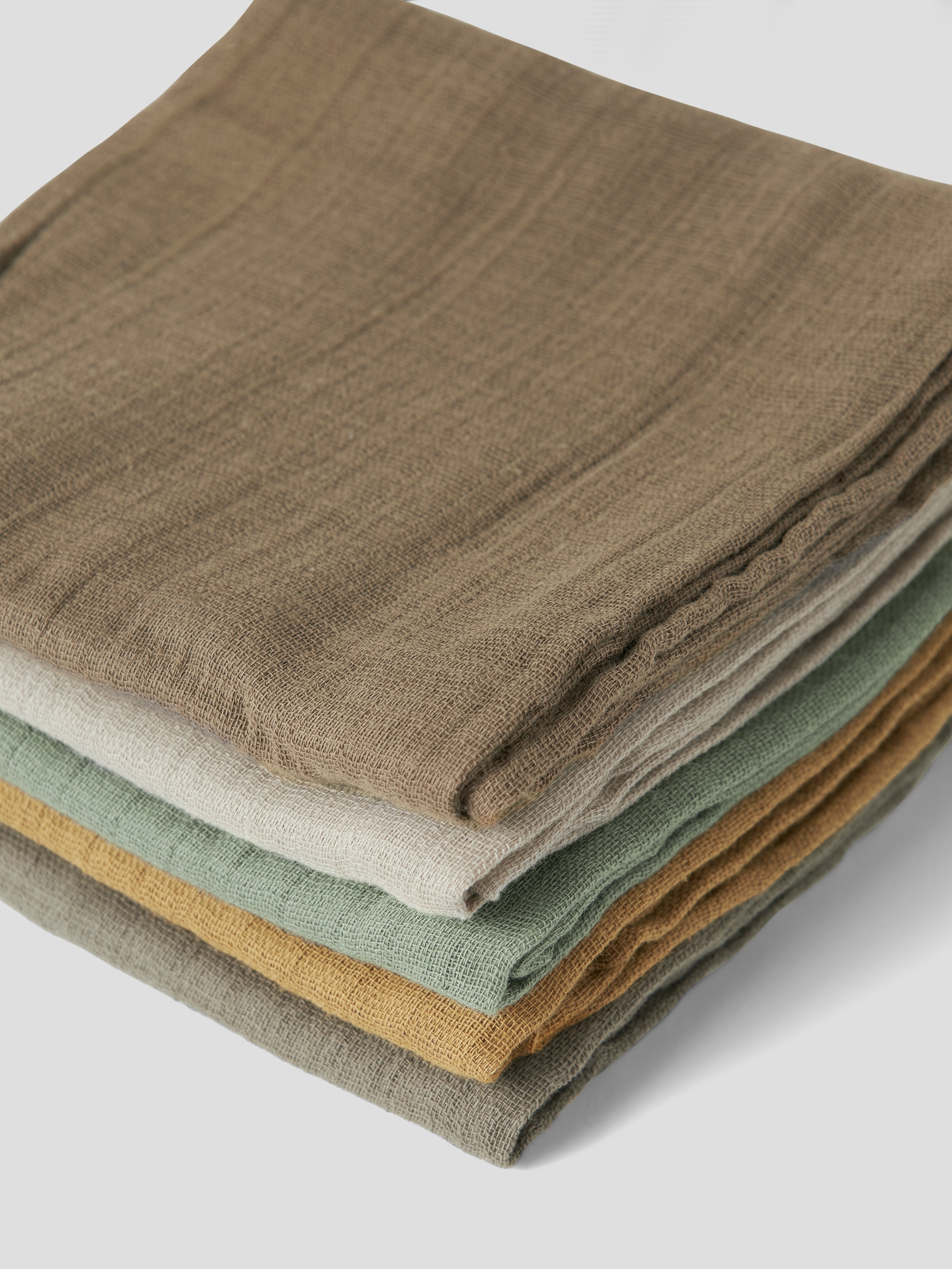 Name It Foulard multifonctionnel »NBNOHAPPY 5P NAPPIES LNOOS« 5 cuis en coton, coupe confortable, lot de 5