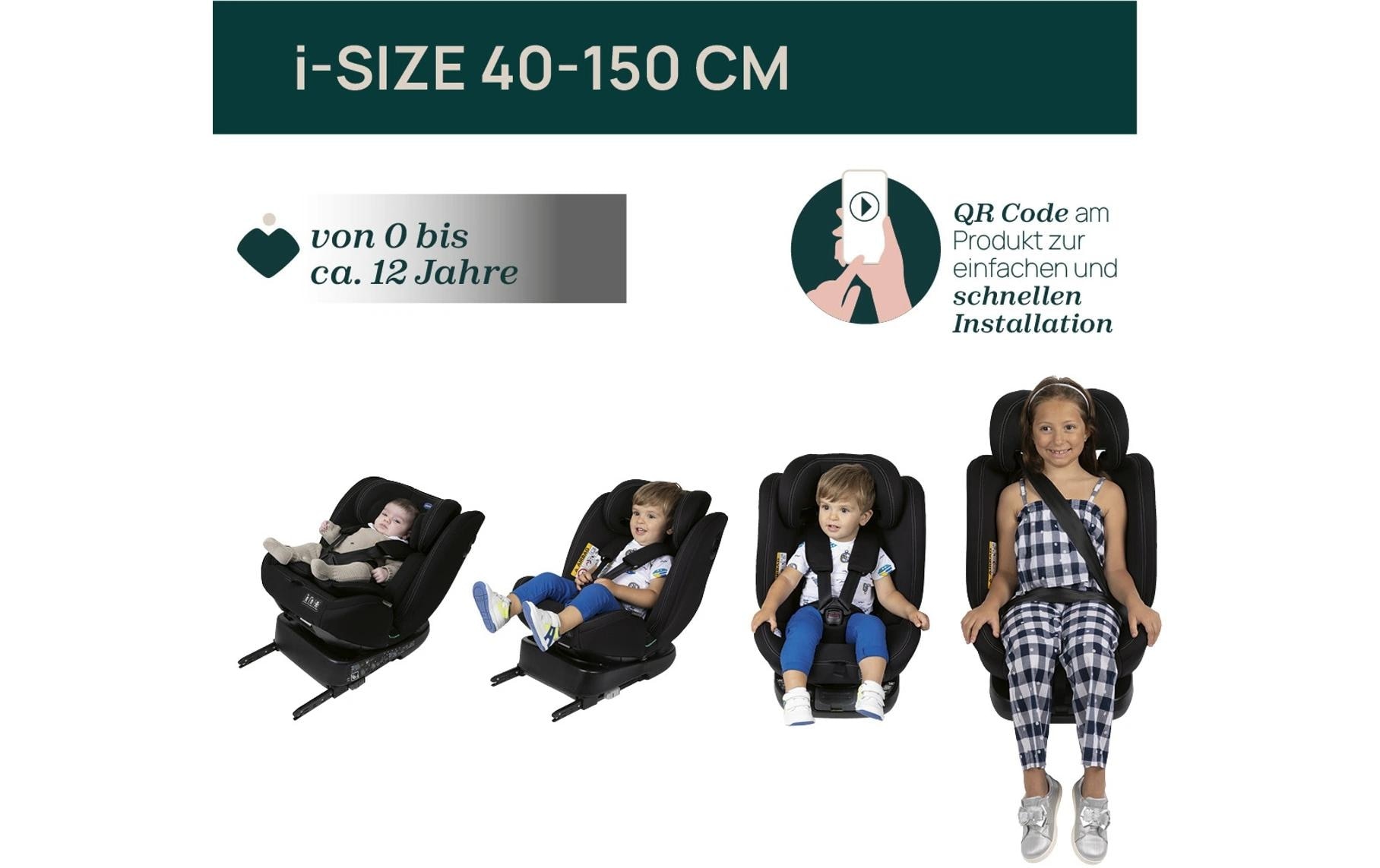 Chicco Autokindersitz »Chicco Kindersitz Unico Evo i-Size Classic 40 - 150 cm«
