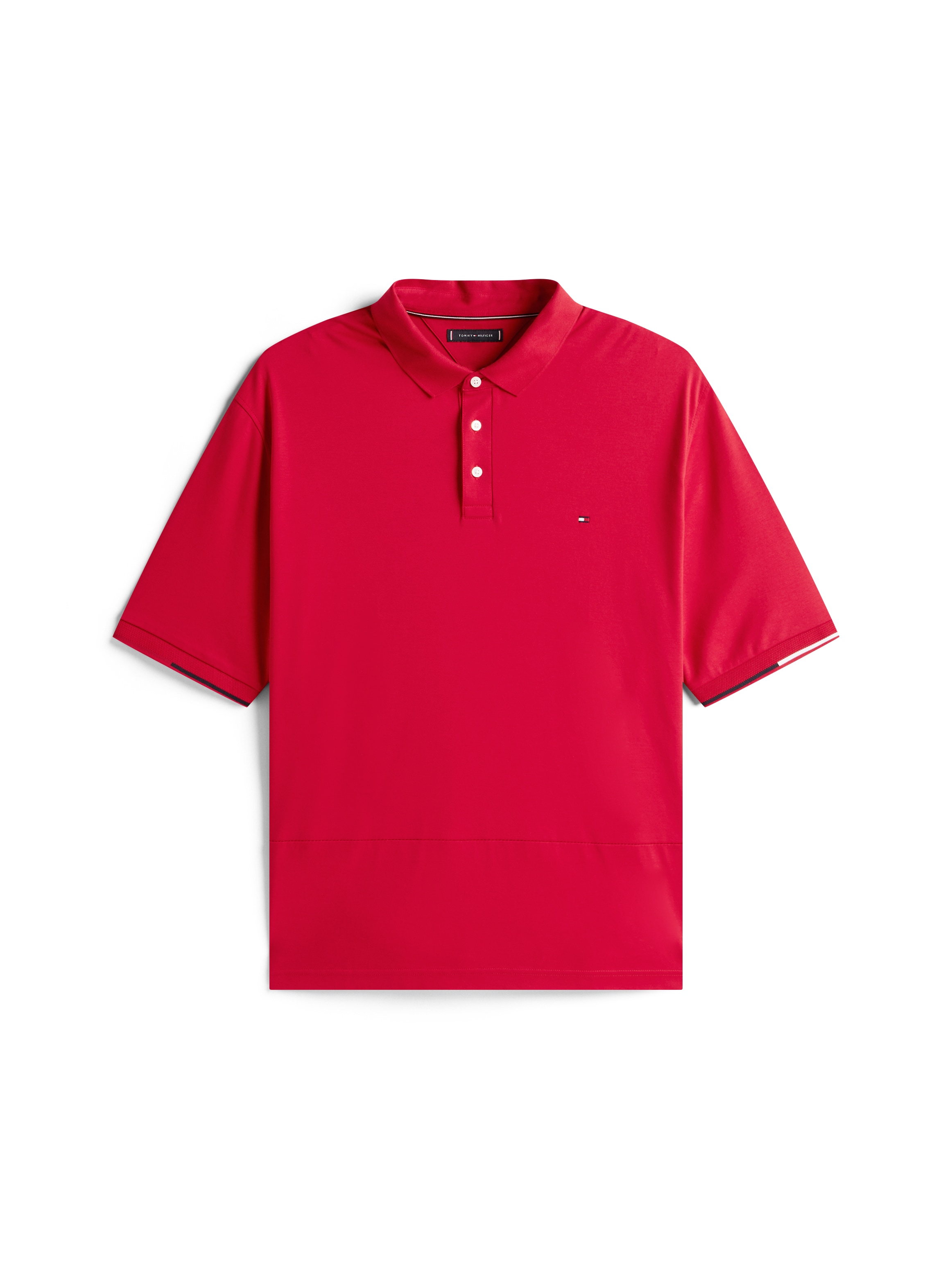 Tommy Hilfiger Big & Tall Poloshirt »BT-INTERLOCK FLAGCUFF SLIM FIT-B«, Grosse Grössen