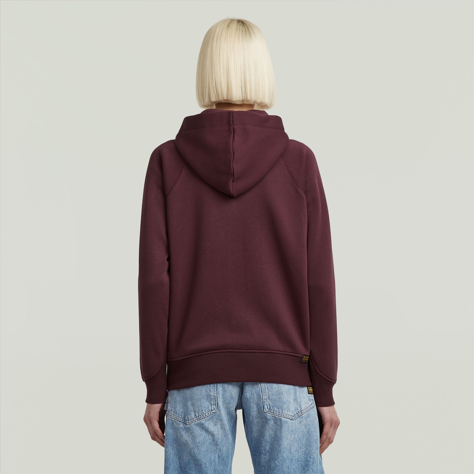 G-STAR Kapuzensweatjacke »Premium core 2.1 hdd zip thru« mit tonaler Logostickerei