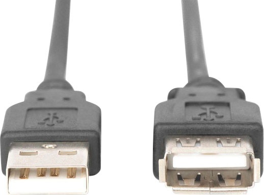 Digitus USB-Kabel »USB 2.0 Verlängerungskabel«, USB Typ B, USB Typ A, 300 cm