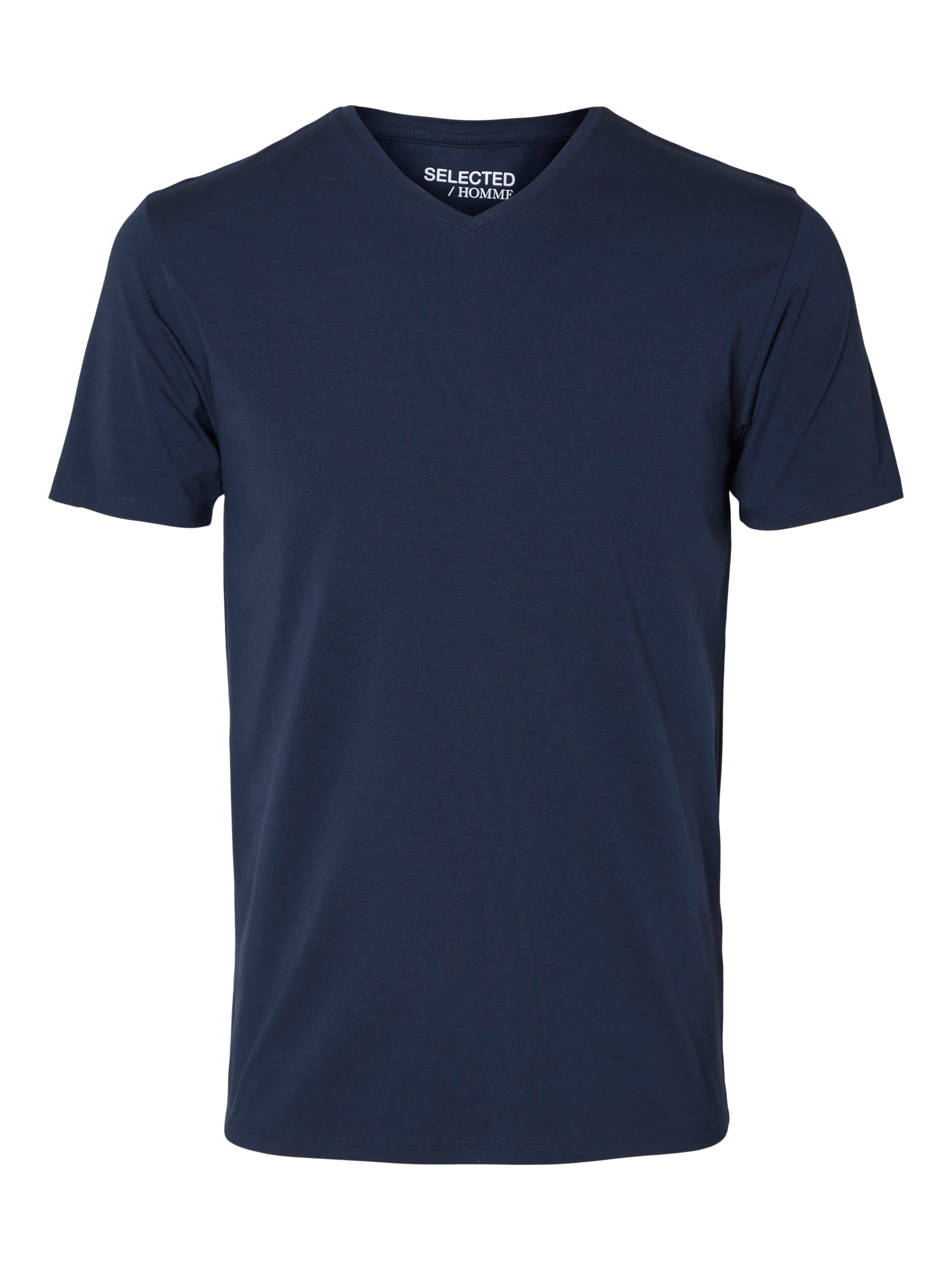 SELECTED HOMME V-Shirt »SLHNEWPIMA SS V-NECK TEE B NOOS«
