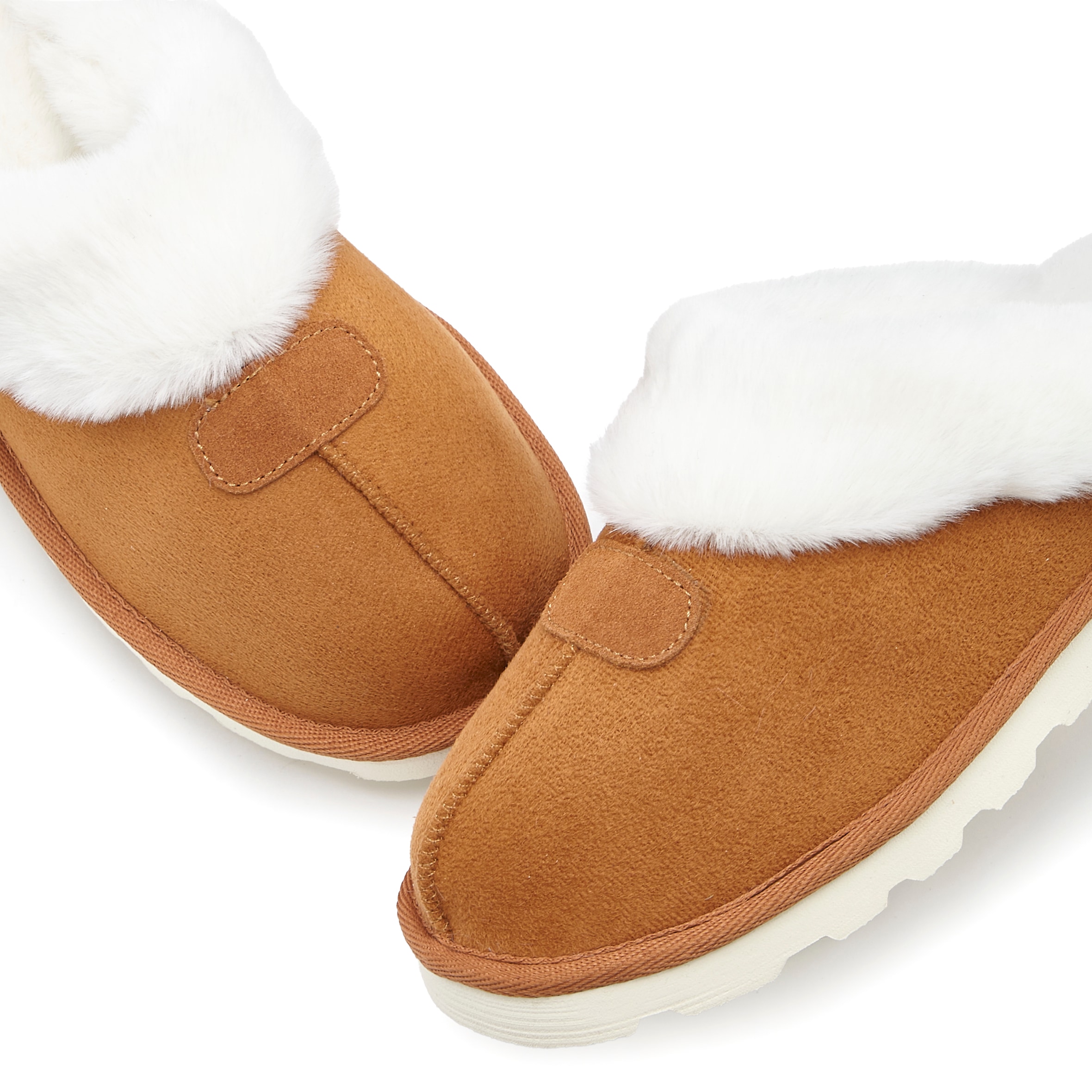 Vivance Dreams by Lascana Pantolette »Plüsch Hausschuh, Pantoffeln, Clogs, Schlappen, Hausschuh,«  mit Warmfutter VEGAN