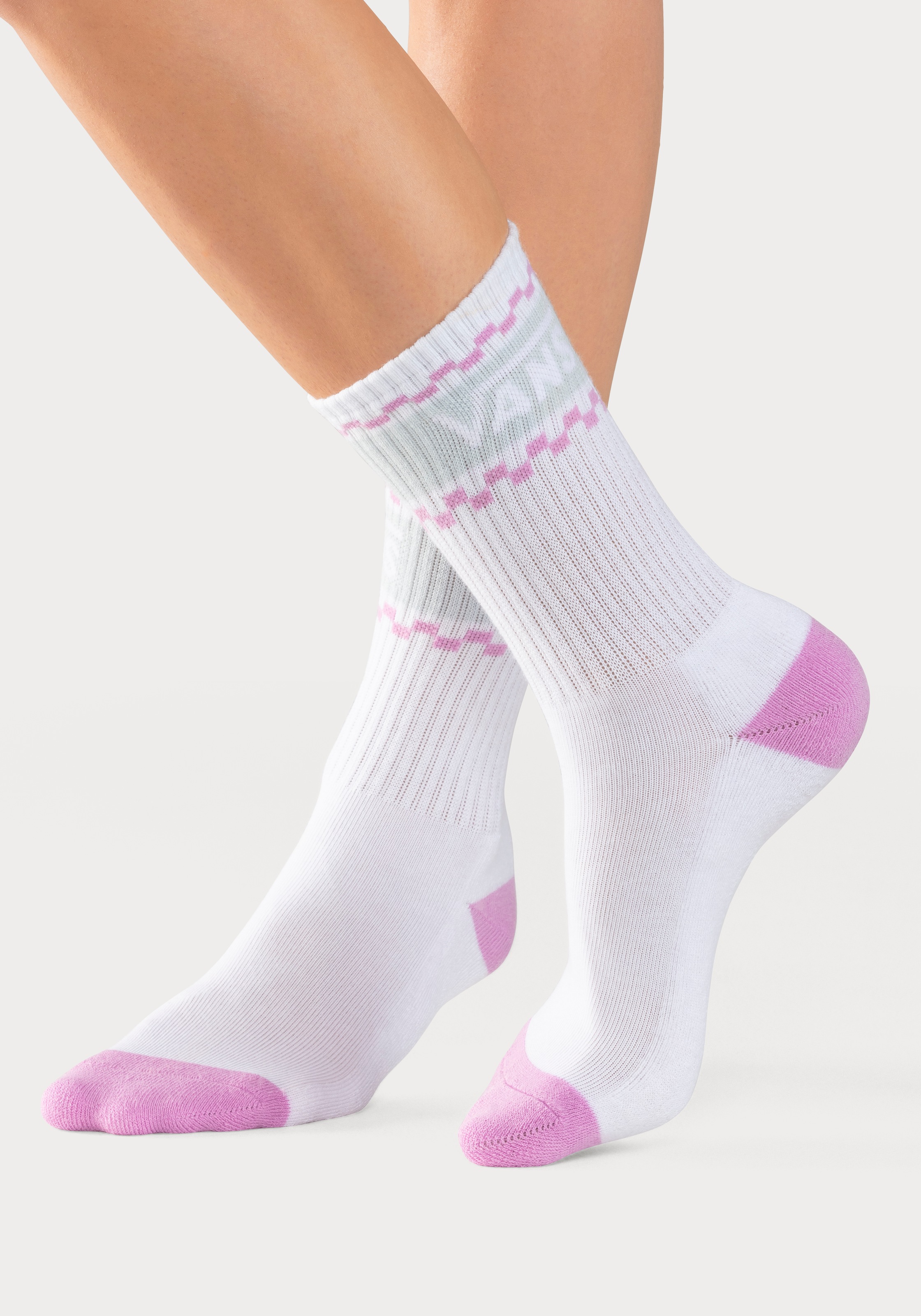 Image of Vans Socken »Girl Gang Crew«, mit Retromuster bei Ackermann Versand Schweiz