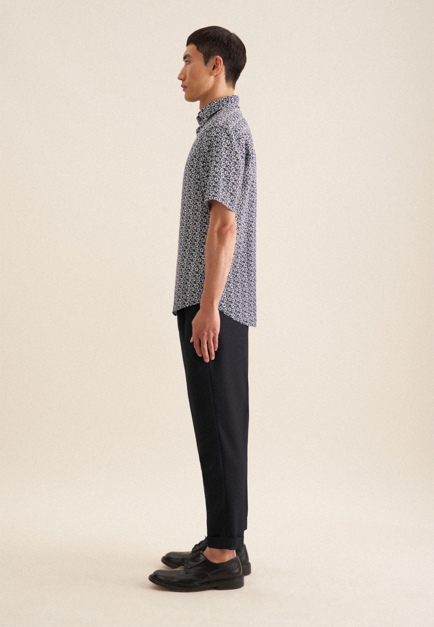 seidensticker Businesshemd »Regular« Regular 1/2 Kentkragen Floral