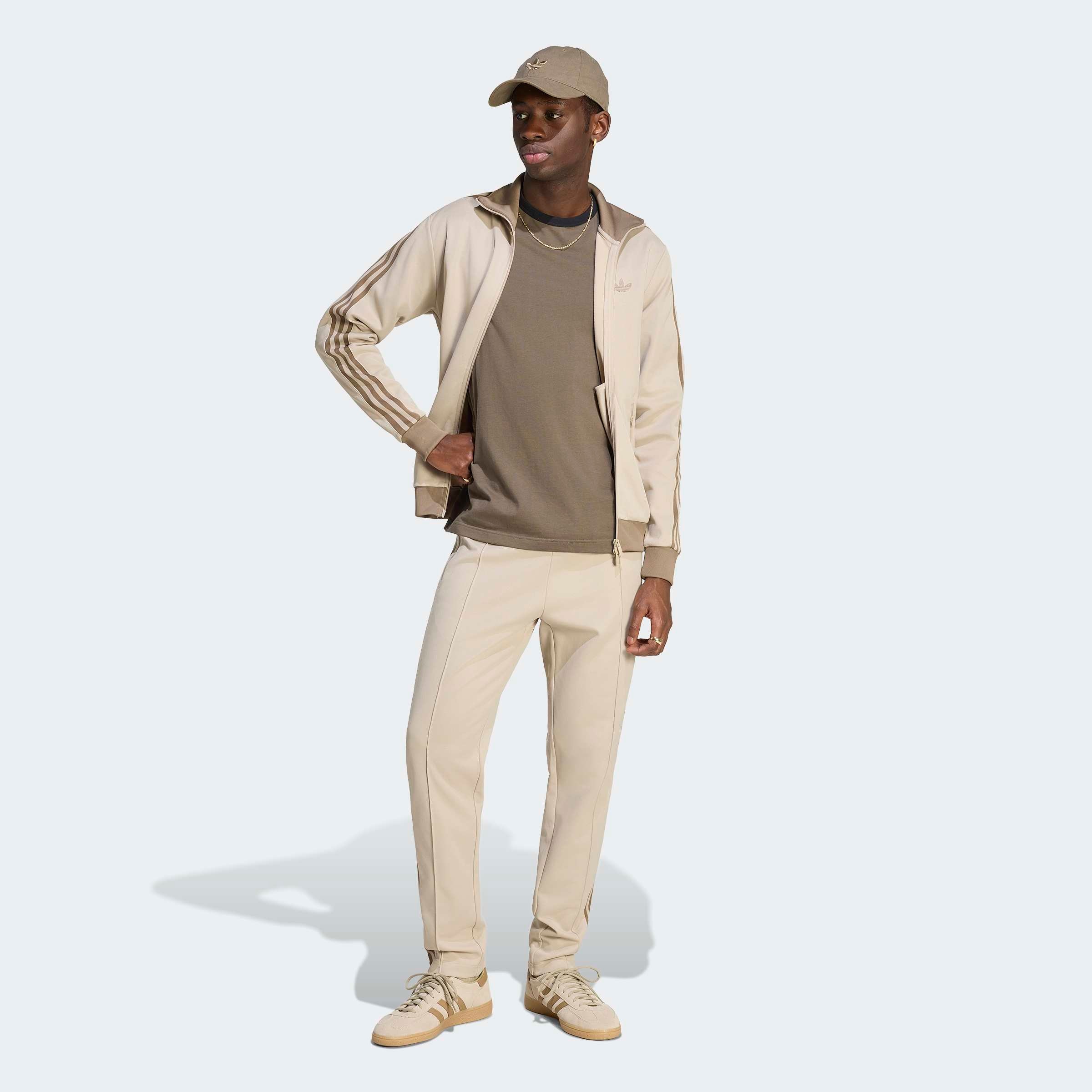 adidas Originals Veste d'entraînement »CLASSIC« à col rond, en coton et polyester, en longueur normale