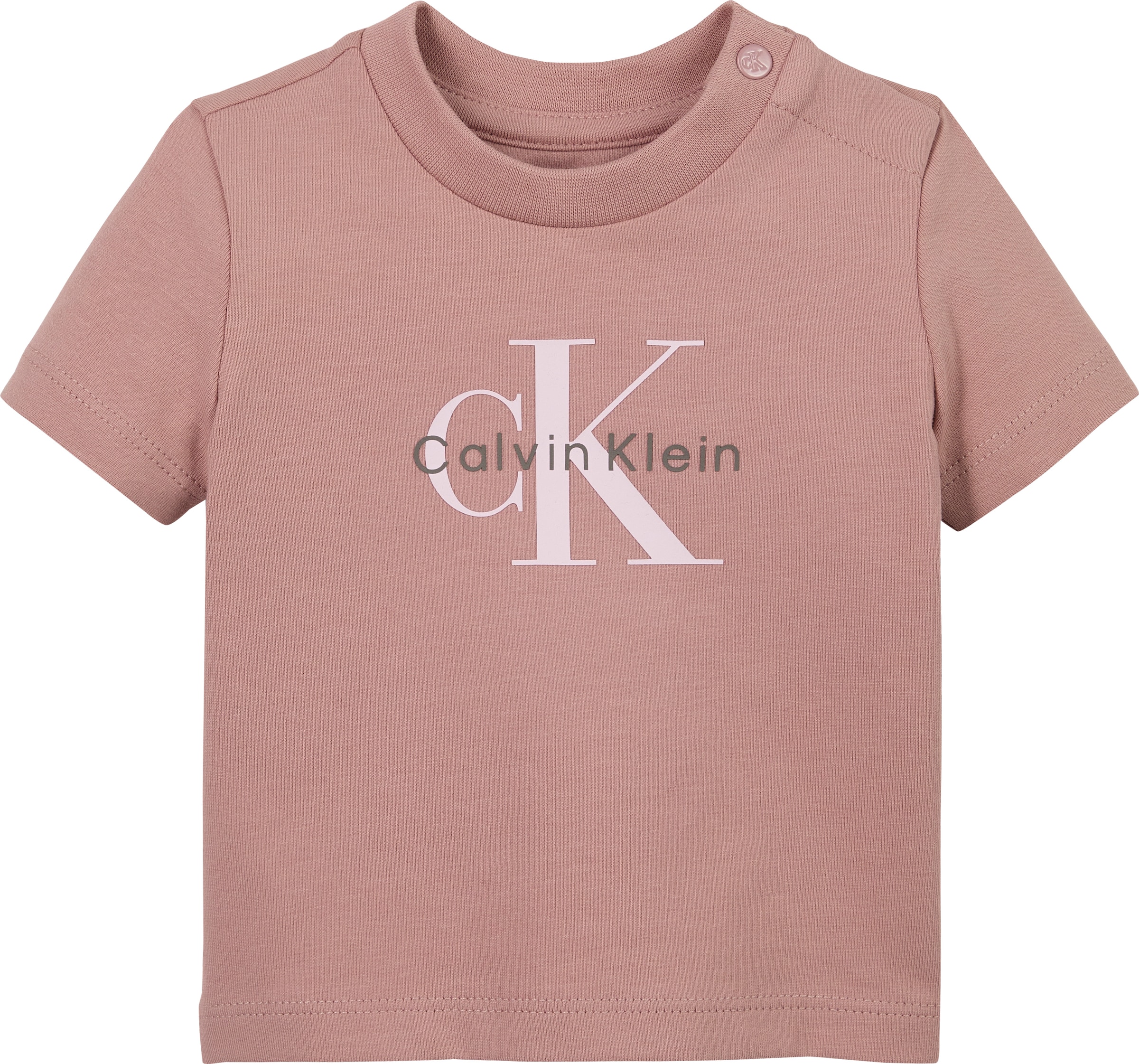 Calvin Klein Jeans T-shirt »MONOGRAM SS T-SHIRT« für Babys bis 2 Jahre, Logo-Druck