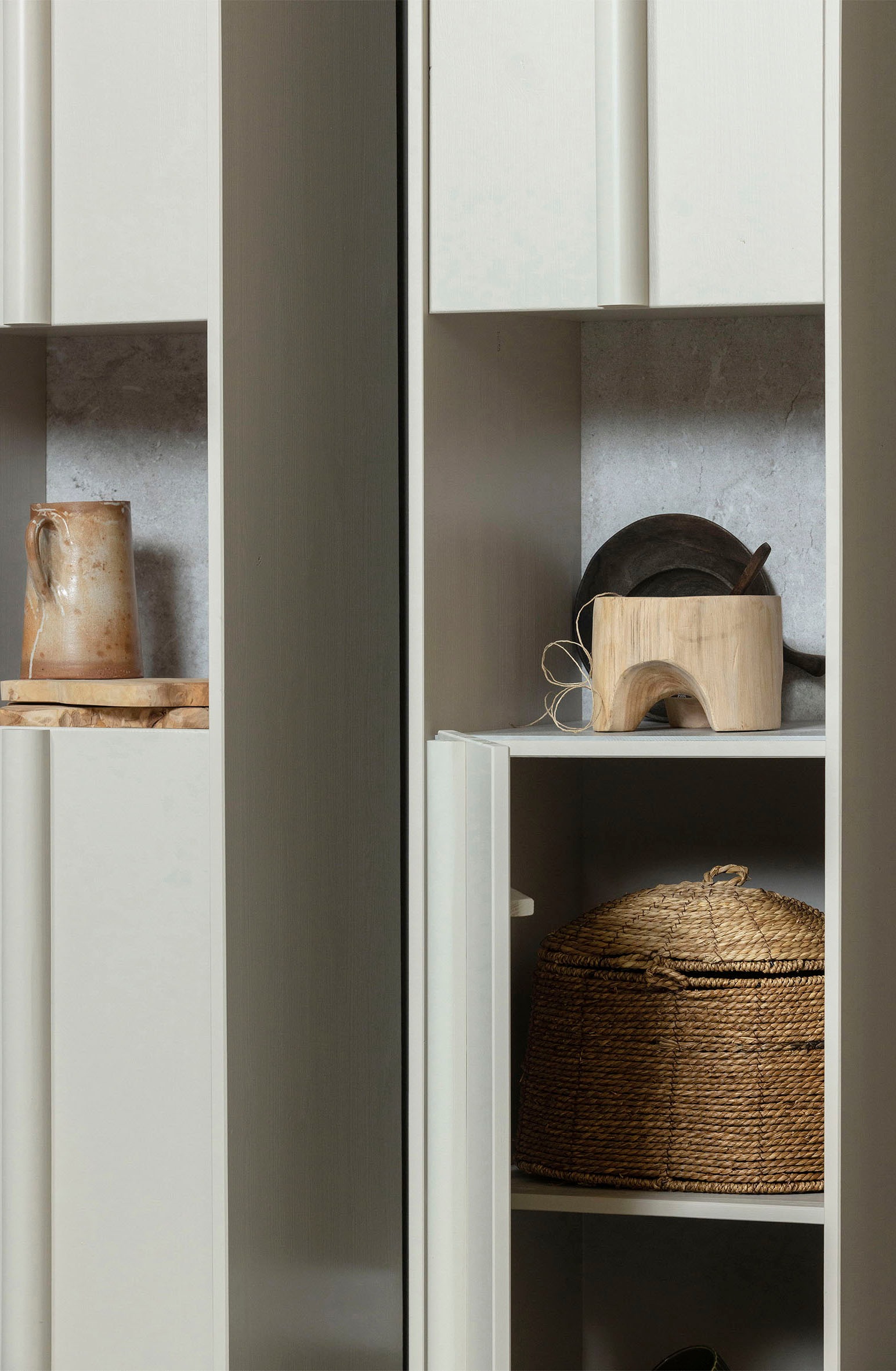 WOOOD Hochschrank »Basu Smalle«, H. 210 cm x B. 40 cm x T. 42 cm