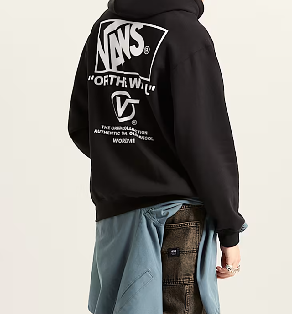 Vans Kapuzensweatshirt »STACKED HI PULLOVER«, sportlicher Schnitt, mit Kapuze und Kordelzug, mit Kängurutasche
