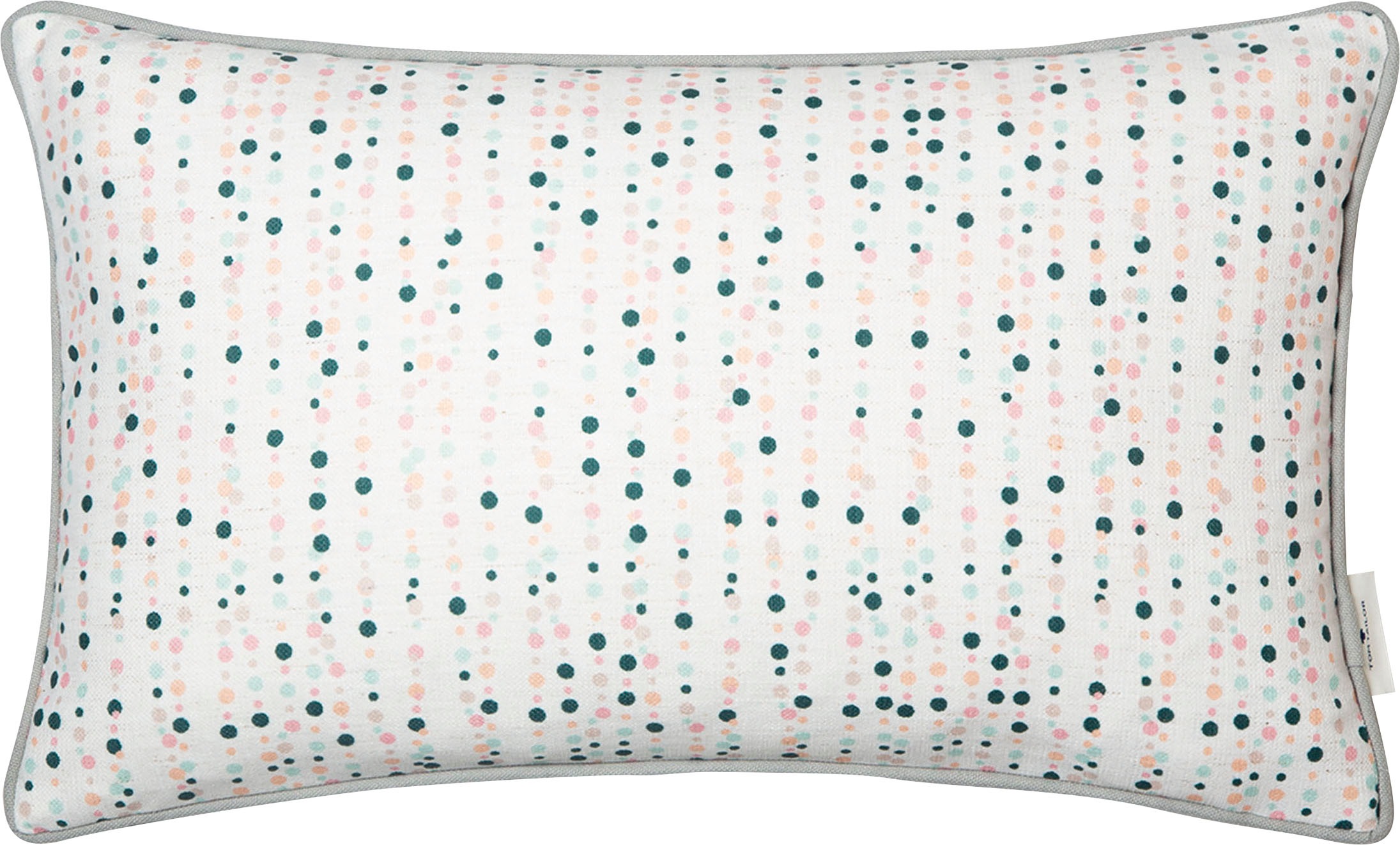 Image of TOM TAILOR Dekokissen »Dottylines«, (1 St.), mit farbigem Rundumkeder bei Ackermann Versand Schweiz