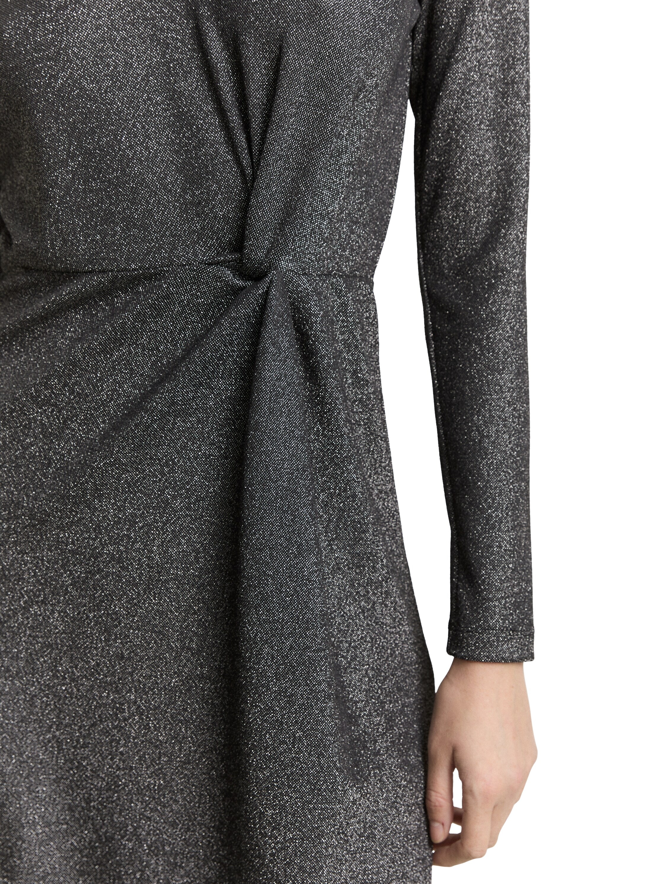 TOM TAILOR Denim Minikleid mit Knotendetail