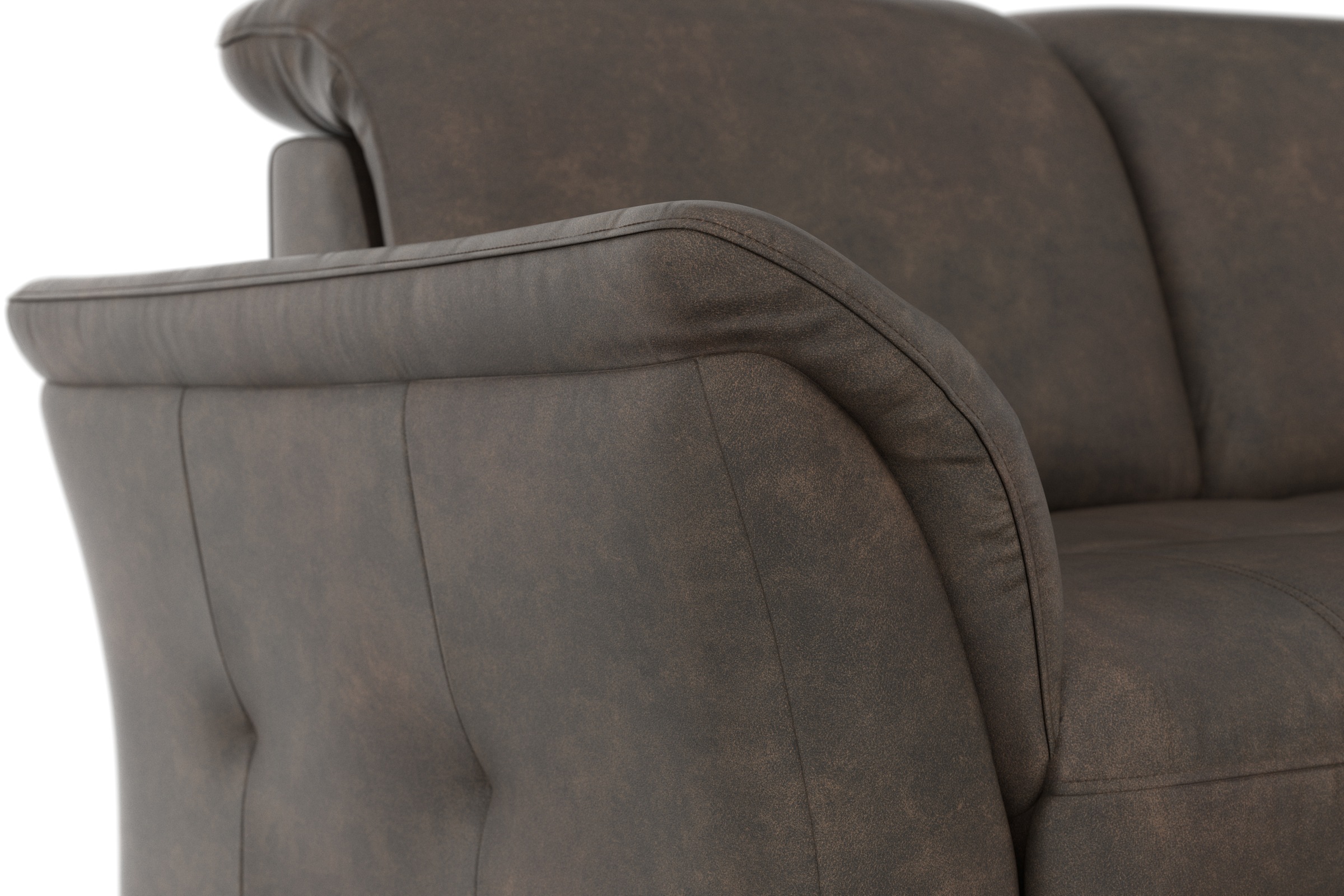 sit&more Ecksofa »Maggiore L-Form«, wahlweise mit Kopfteilverstellung, Bettfunktion und Bettkasten