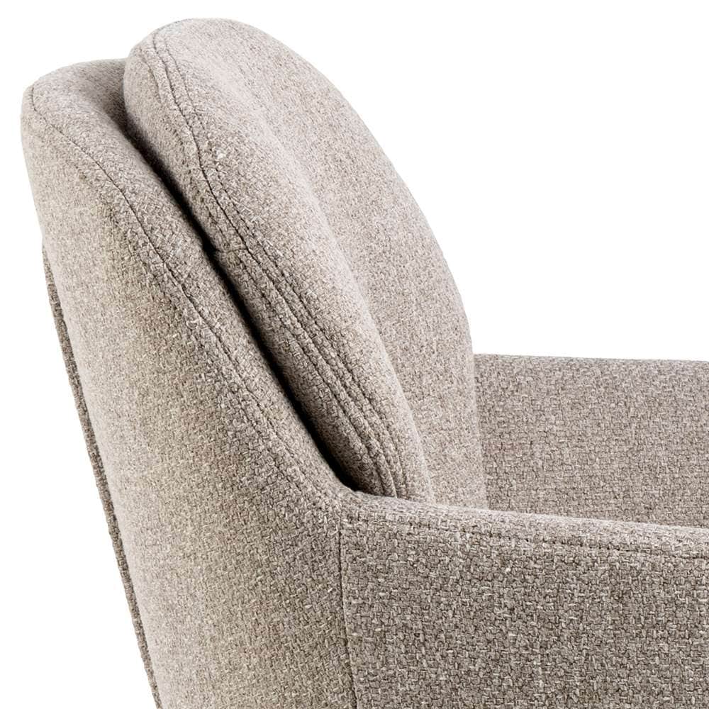 ACTONA GROUP Chaise de salle à manger »Dora mit Armlehnen - gepolstert & bequem, moderner Küchenstuhl« () Revêtement en tissu agréable & grand confort d’assise pour une position détendue