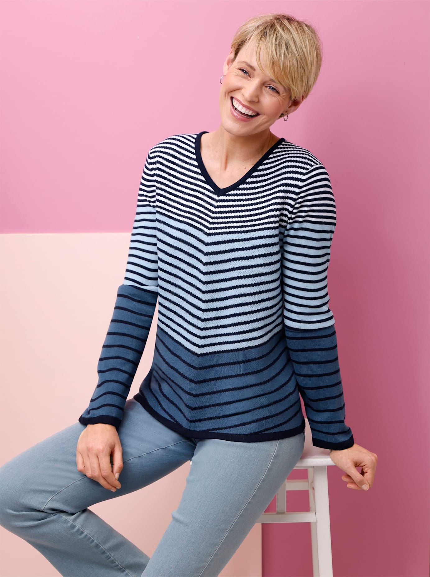 Classic Basics Strickpullover "Langarm-Pullover"