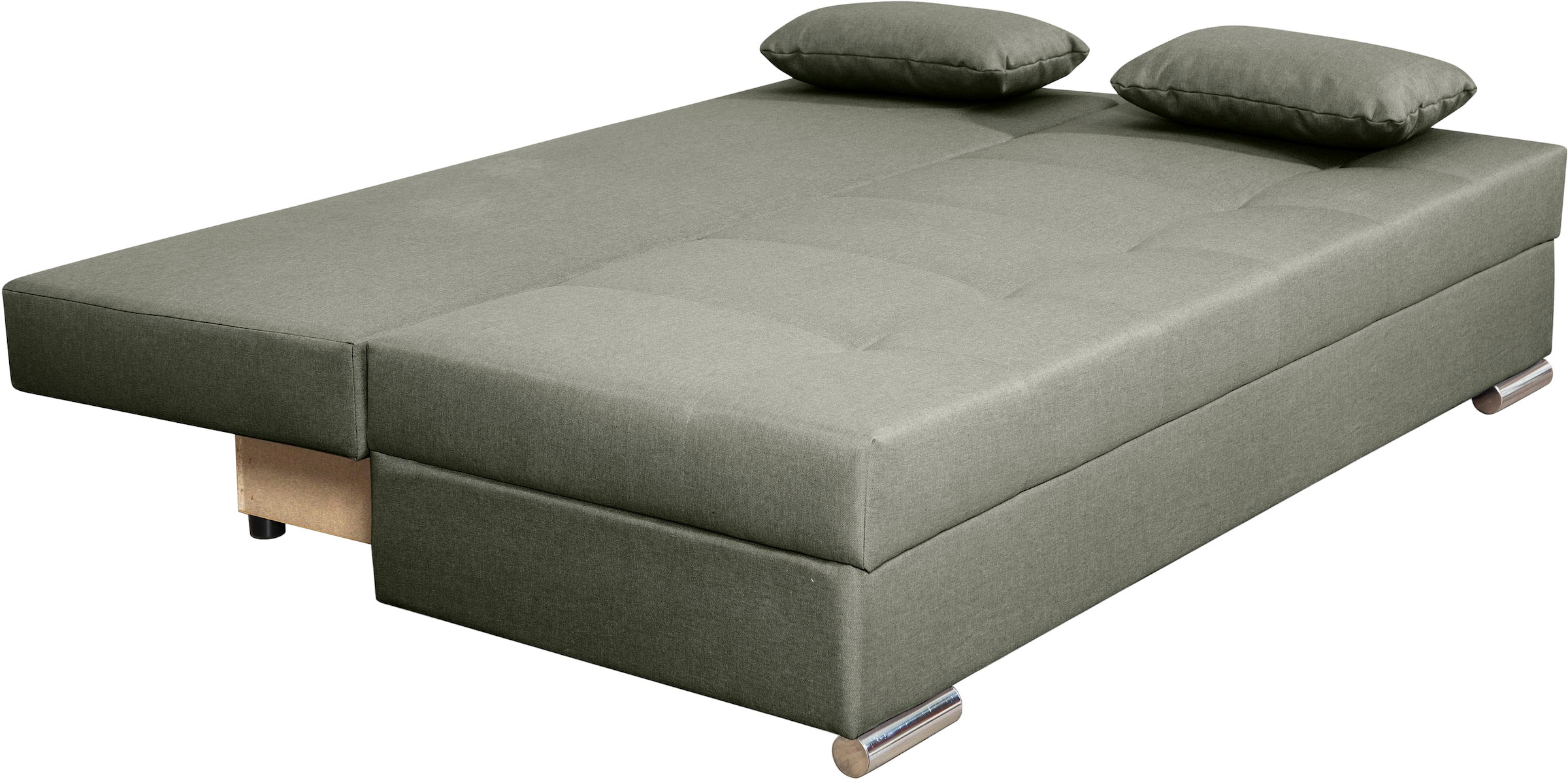 COLLECTION AB Canapé-lit »Tania mit Bettfunktion und Bettkasten« komfortabler Sitzkomfort: Federkern-Polsterung, inklusive Rückenkissen