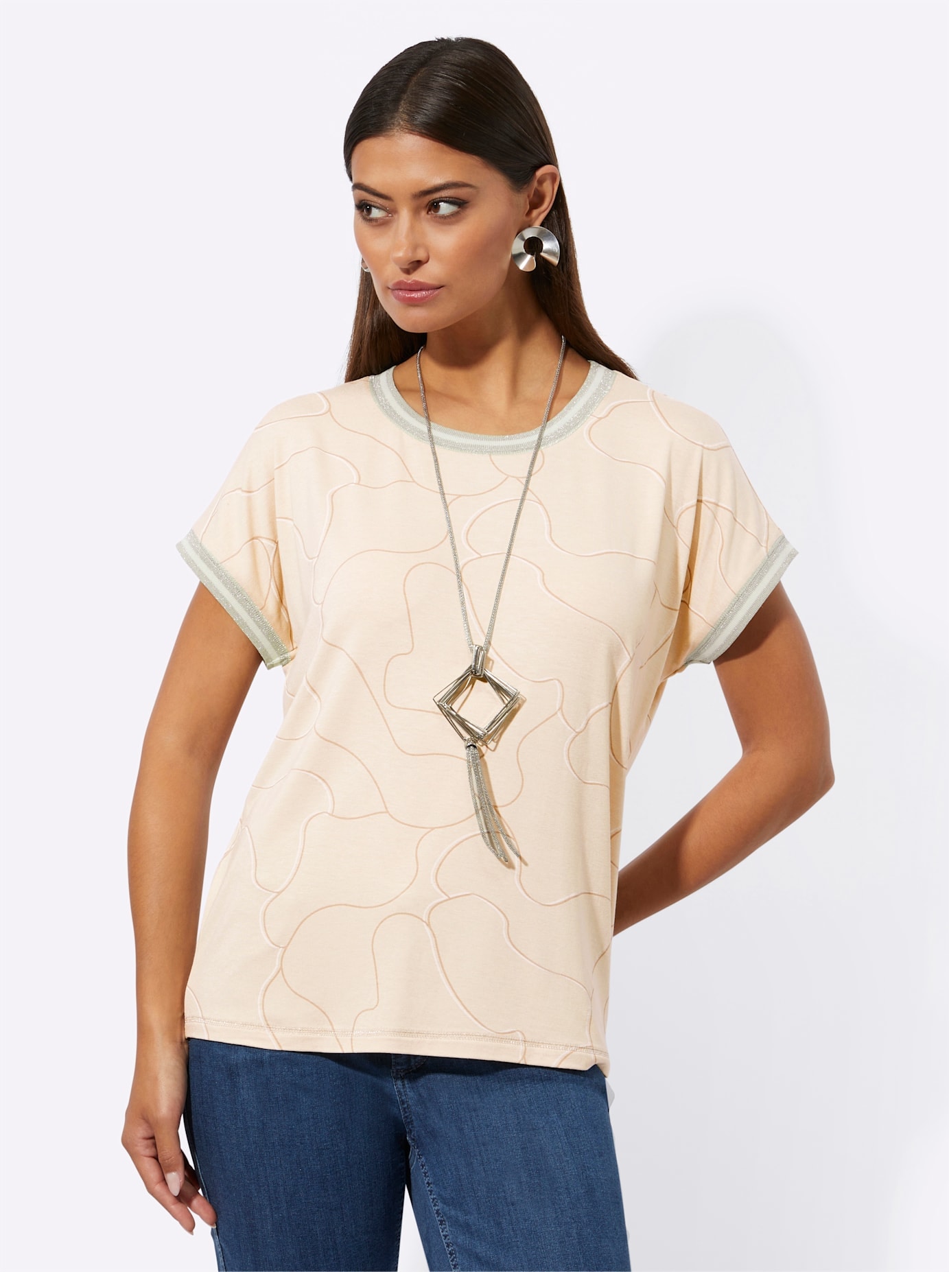 creation L Kurzarmshirt »Shirt«, (1 tlg.)