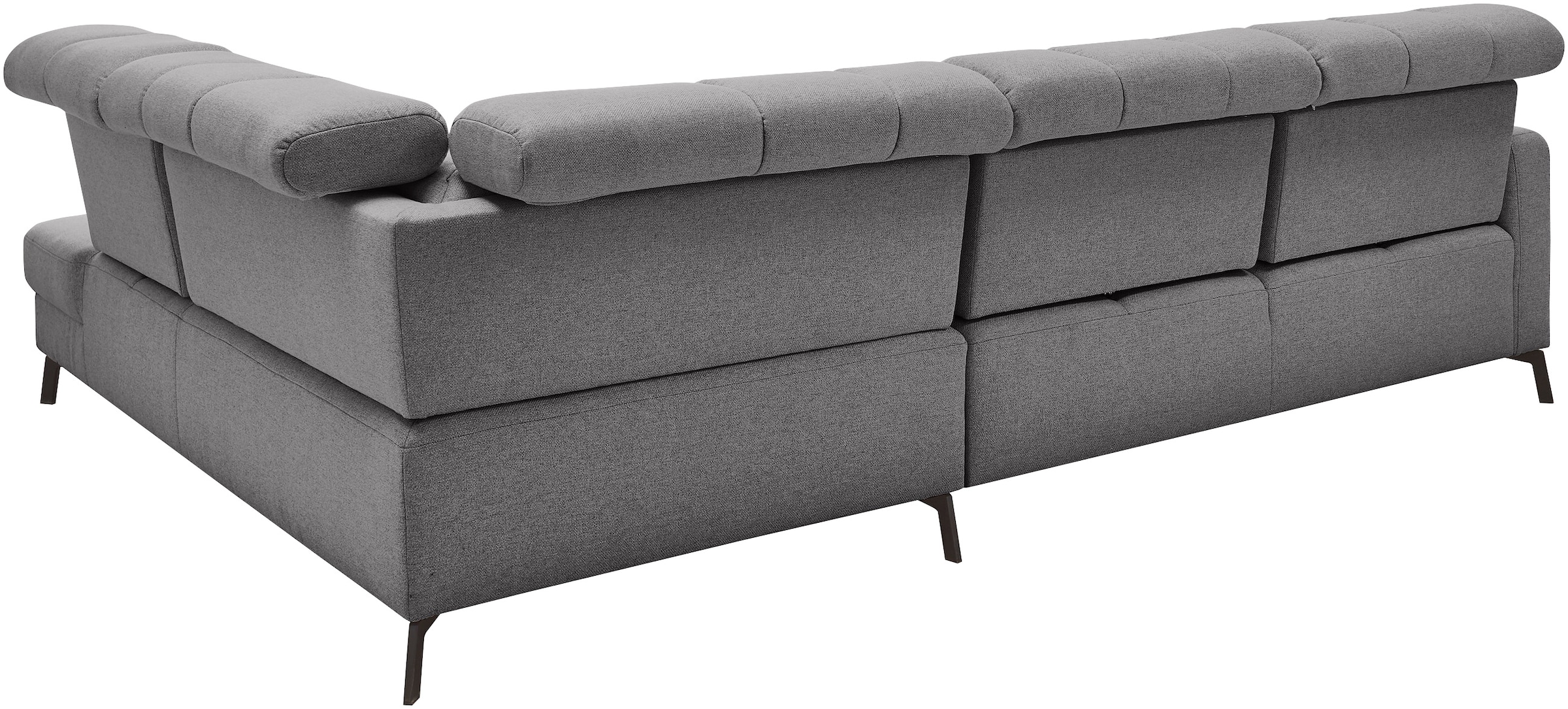 Musterring Canapé d'angle »MR 4615« avec réglage tête et dos, pied métal noir, dimensions 272 x 214 cm