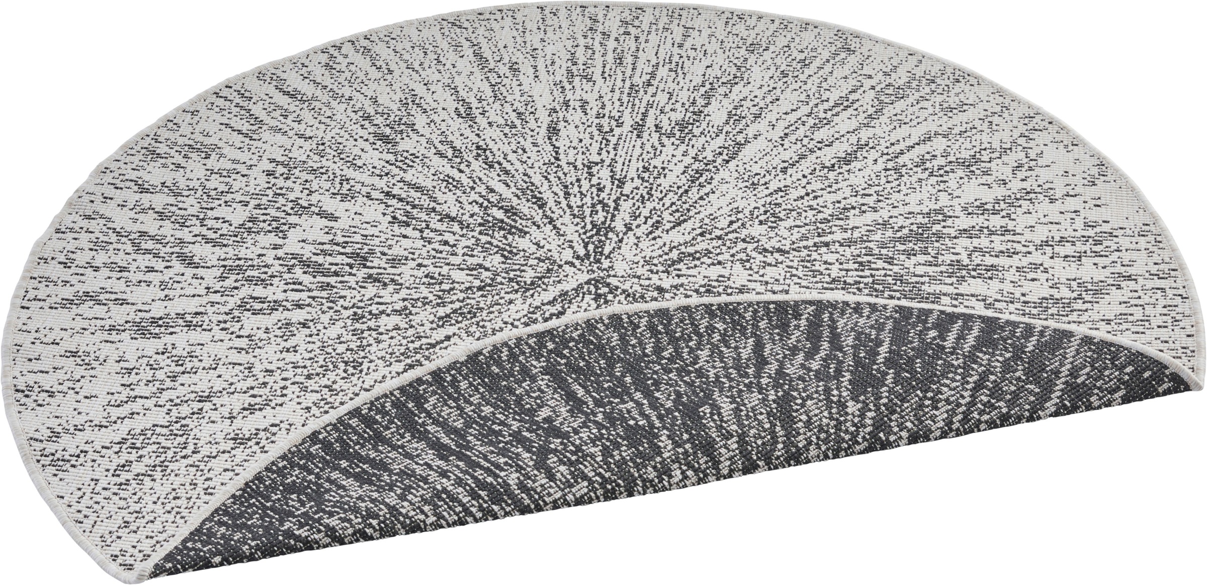 Image of freundin Home Collection Teppich »Aura«, rund, 5 mm Höhe, In-und Outdoor geeignet, Wohnzimmer, Balkon, Terrasse, Garten, Strapazierfähig und pflegeleicht, Flachgewebe bei Ackermann Versand Schweiz