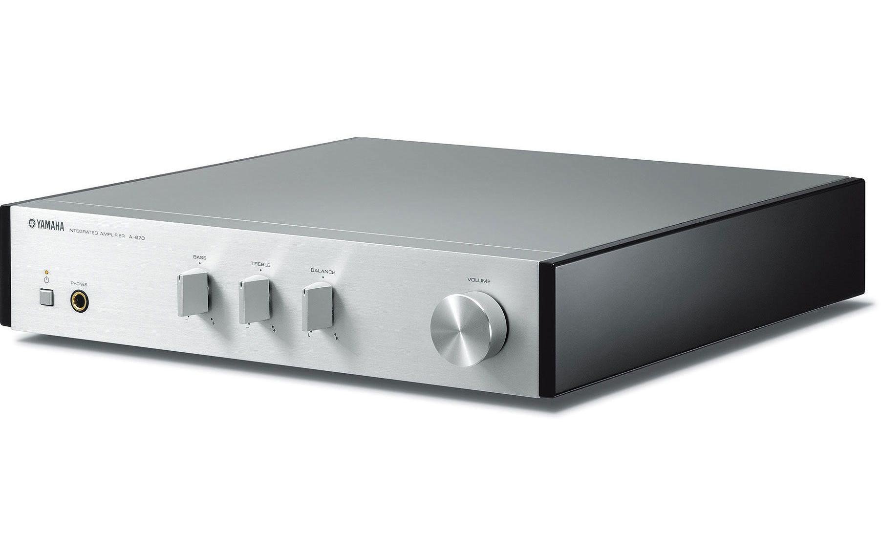 Yamaha Microanlage »MusicCast MCR-N670 DAB Silber«, (Bluetooth-WLAN Digitalradio (DAB+)-FM-Tuner)