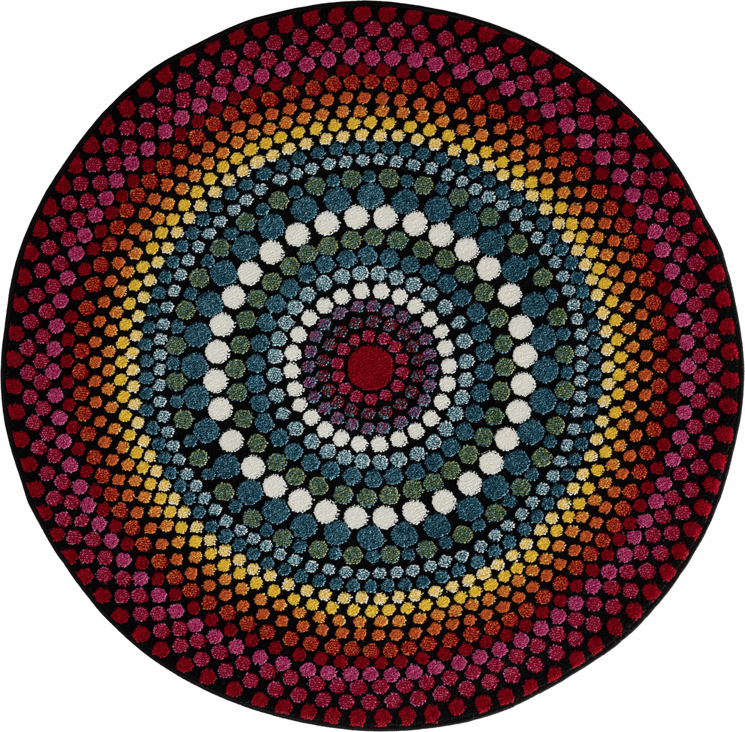 Image of merinos Teppich »Relief 22844«, rund, 18 mm Höhe, Wohnzimmer bei Ackermann Versand Schweiz